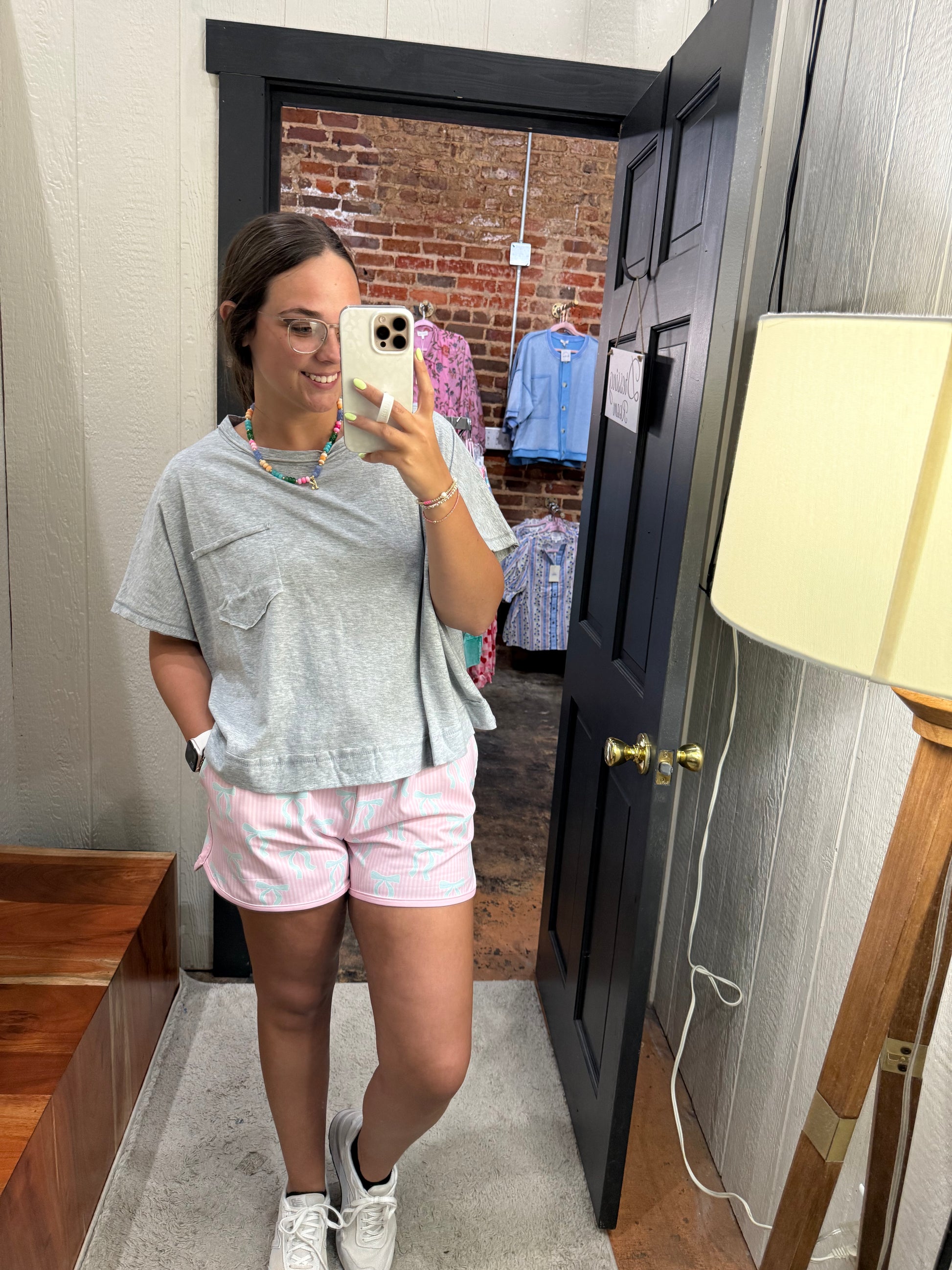 Always Here Top - Grey