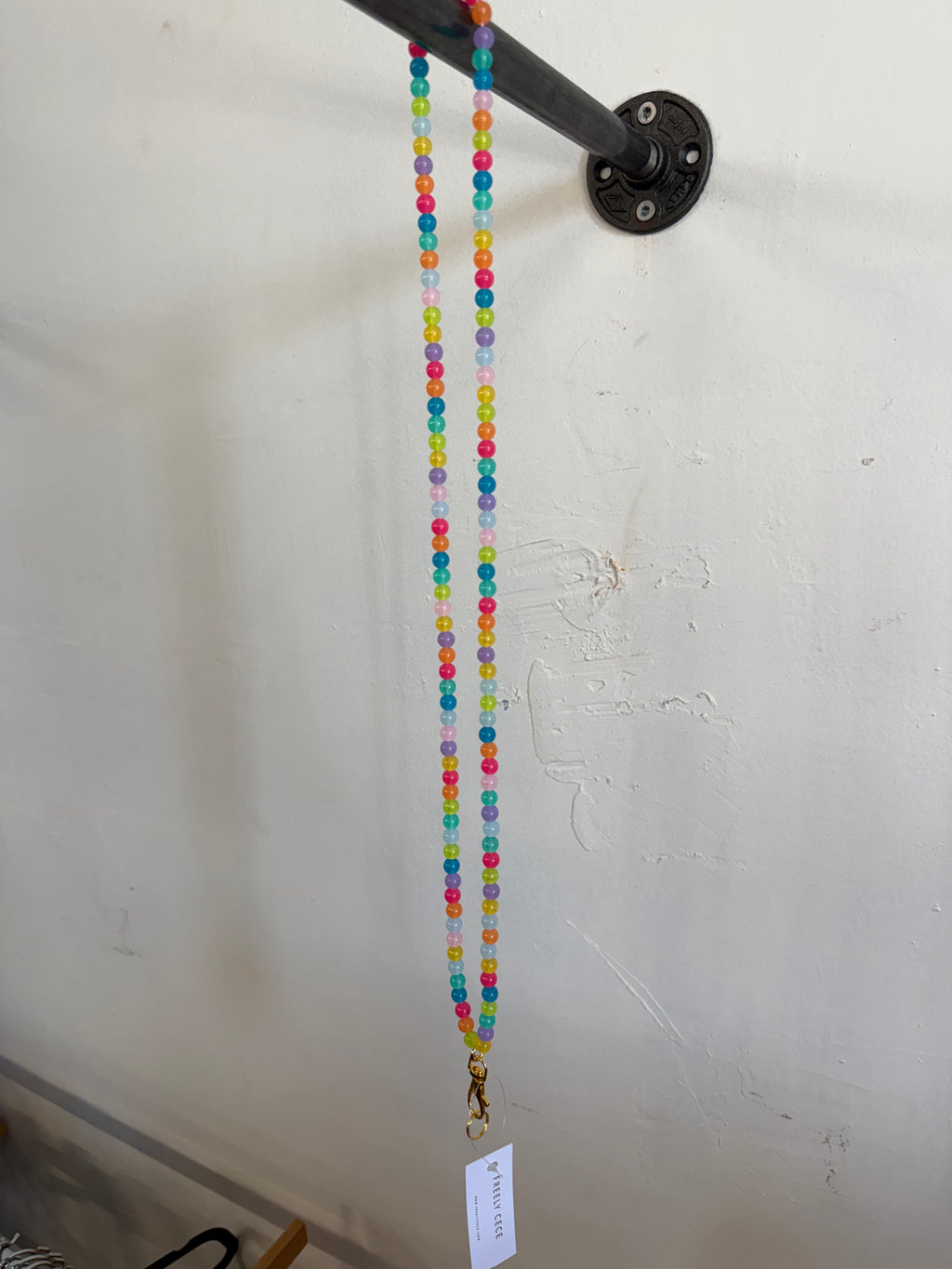 Neon Beaded Lanyard