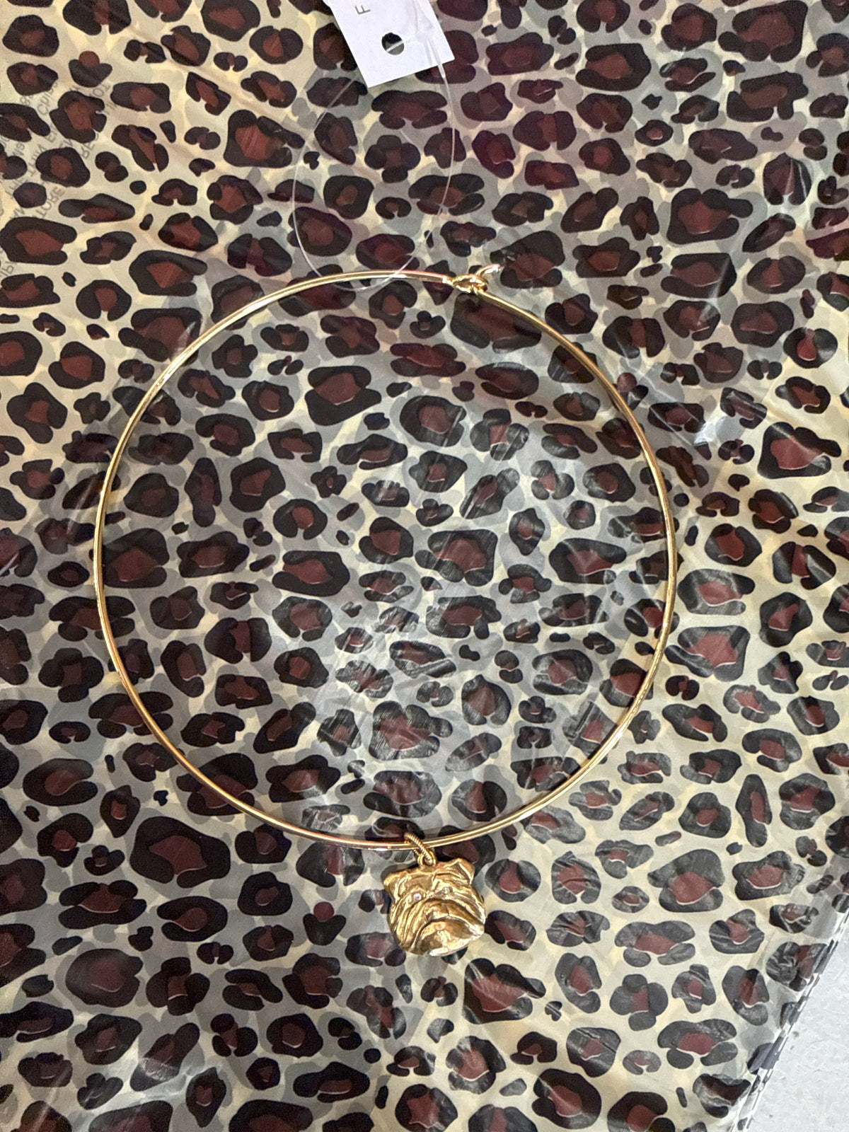 Bulldog Collar Necklace