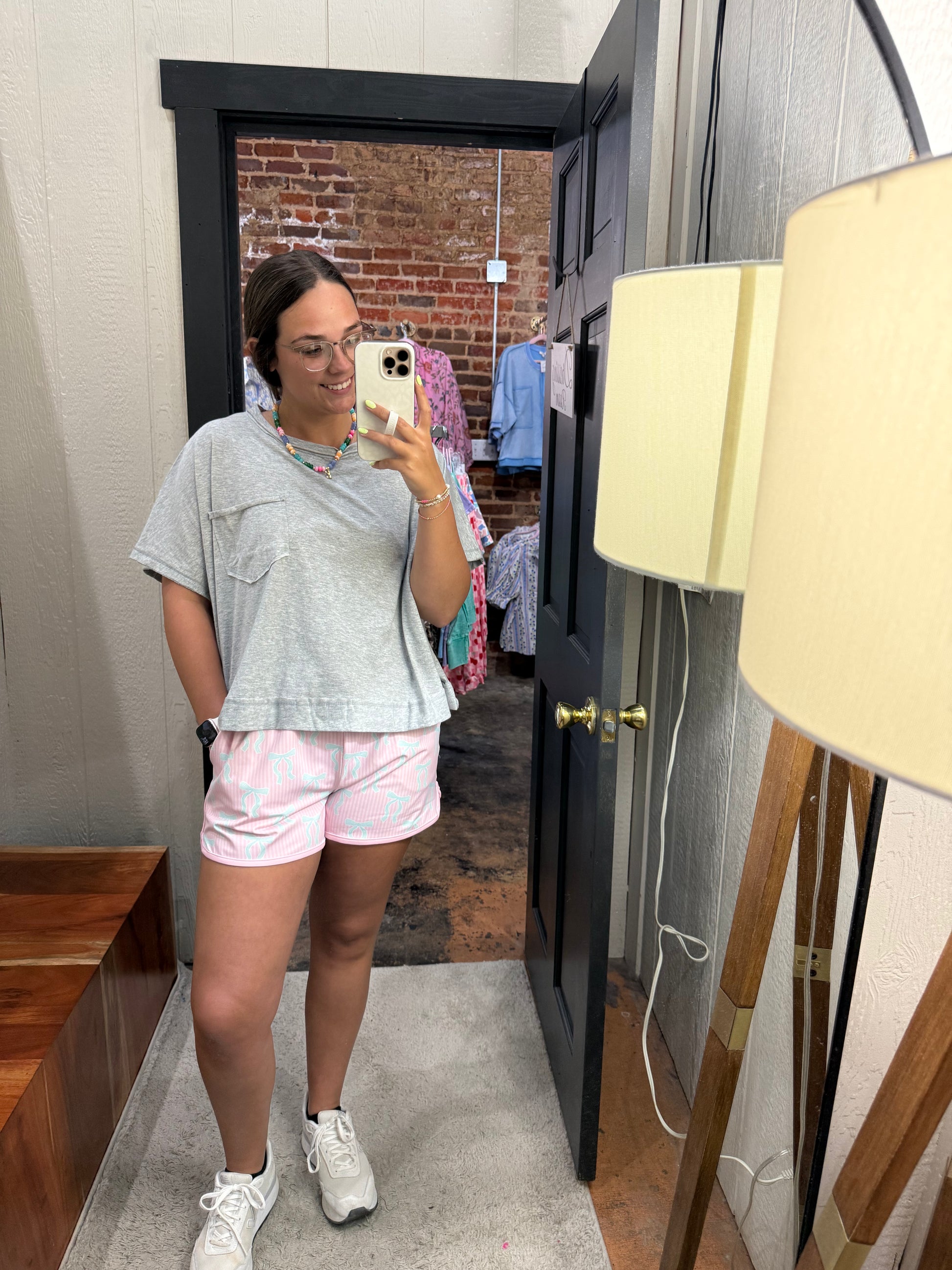 Always Here Top - Grey
