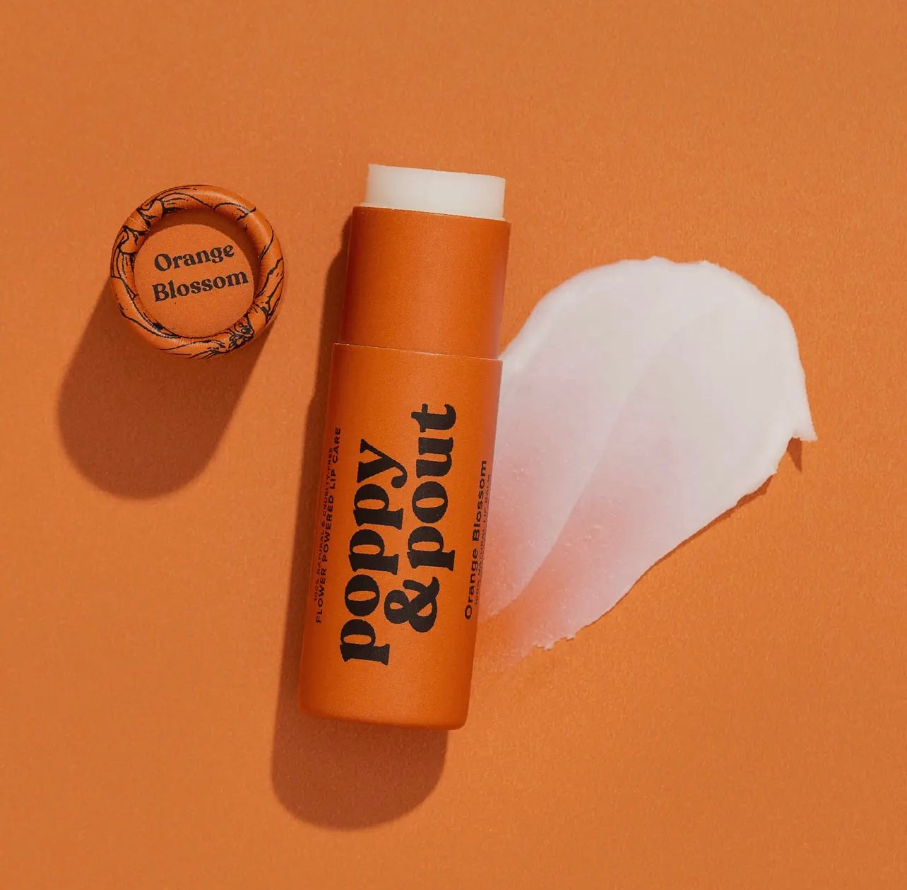 Poppy & Pout Lip Balm - Orange Blossom