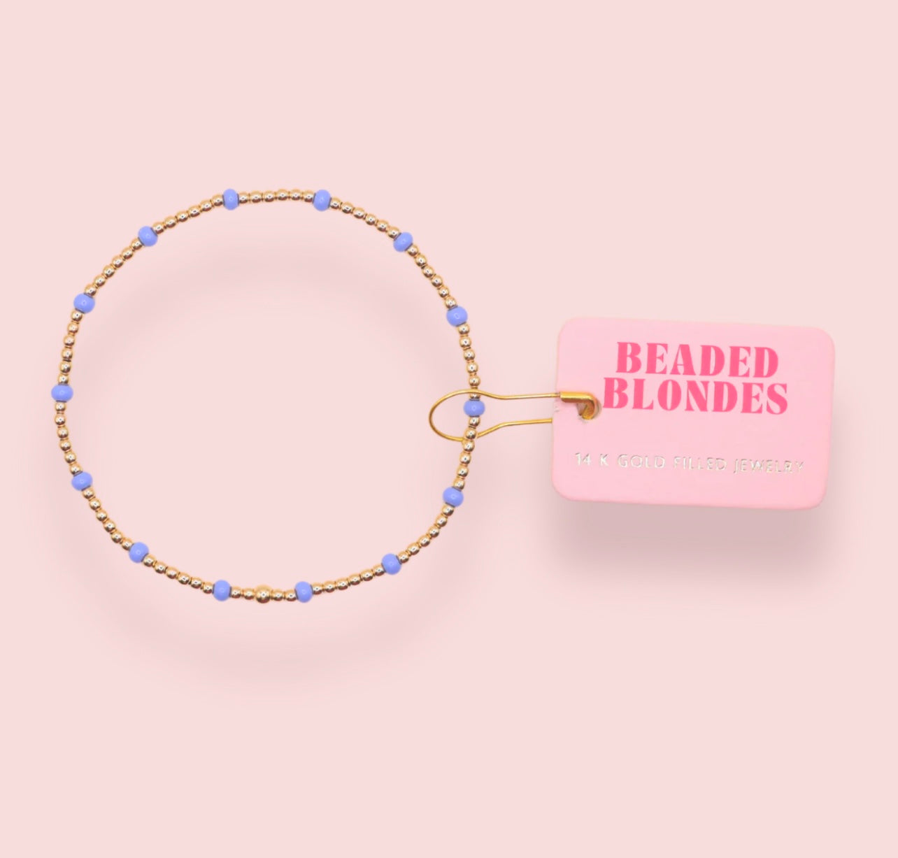 Beaded Blonde - Lilac Dainty Poppi Bracelet