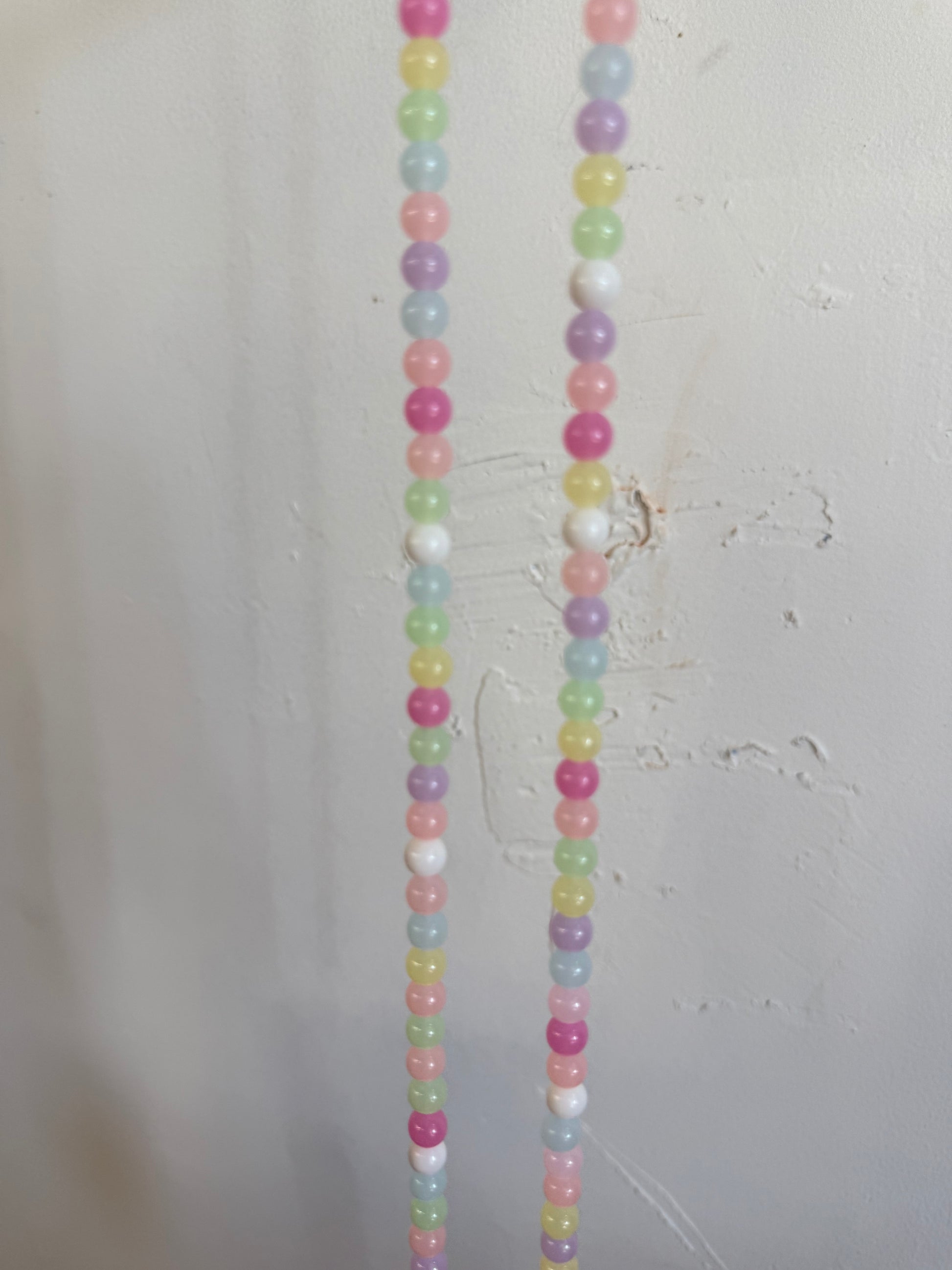 Pastel Beaded Lanyard