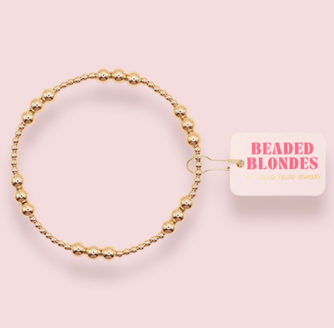 Beaded Blondes - ILY Most in Gold