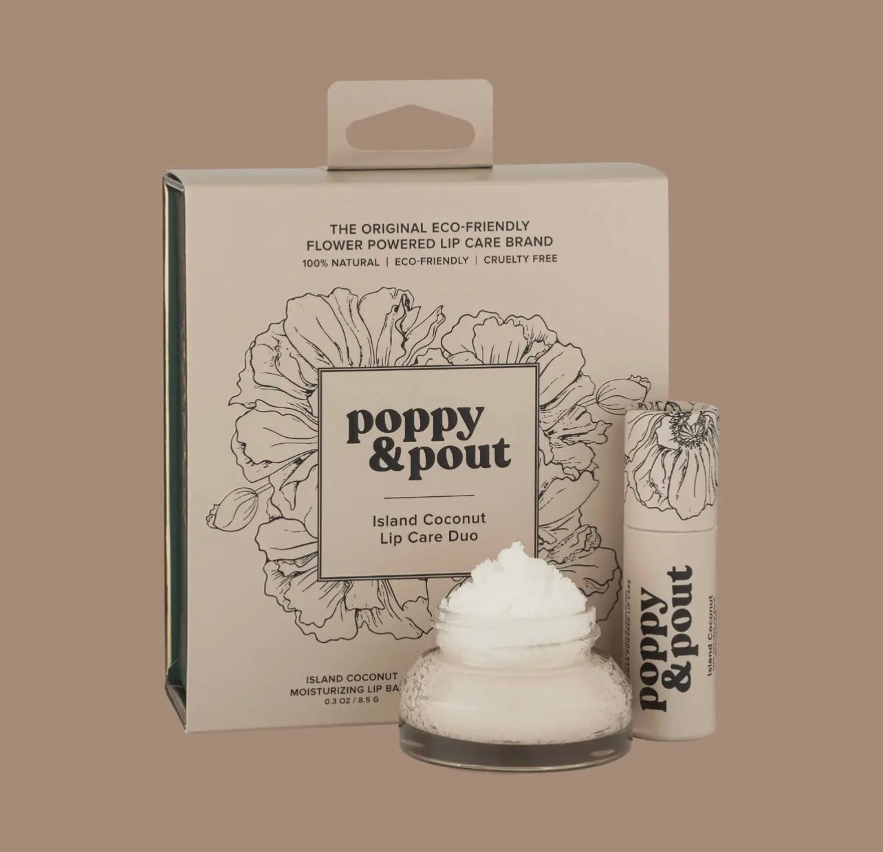 Poppy & Pout Duo - Island Coconut