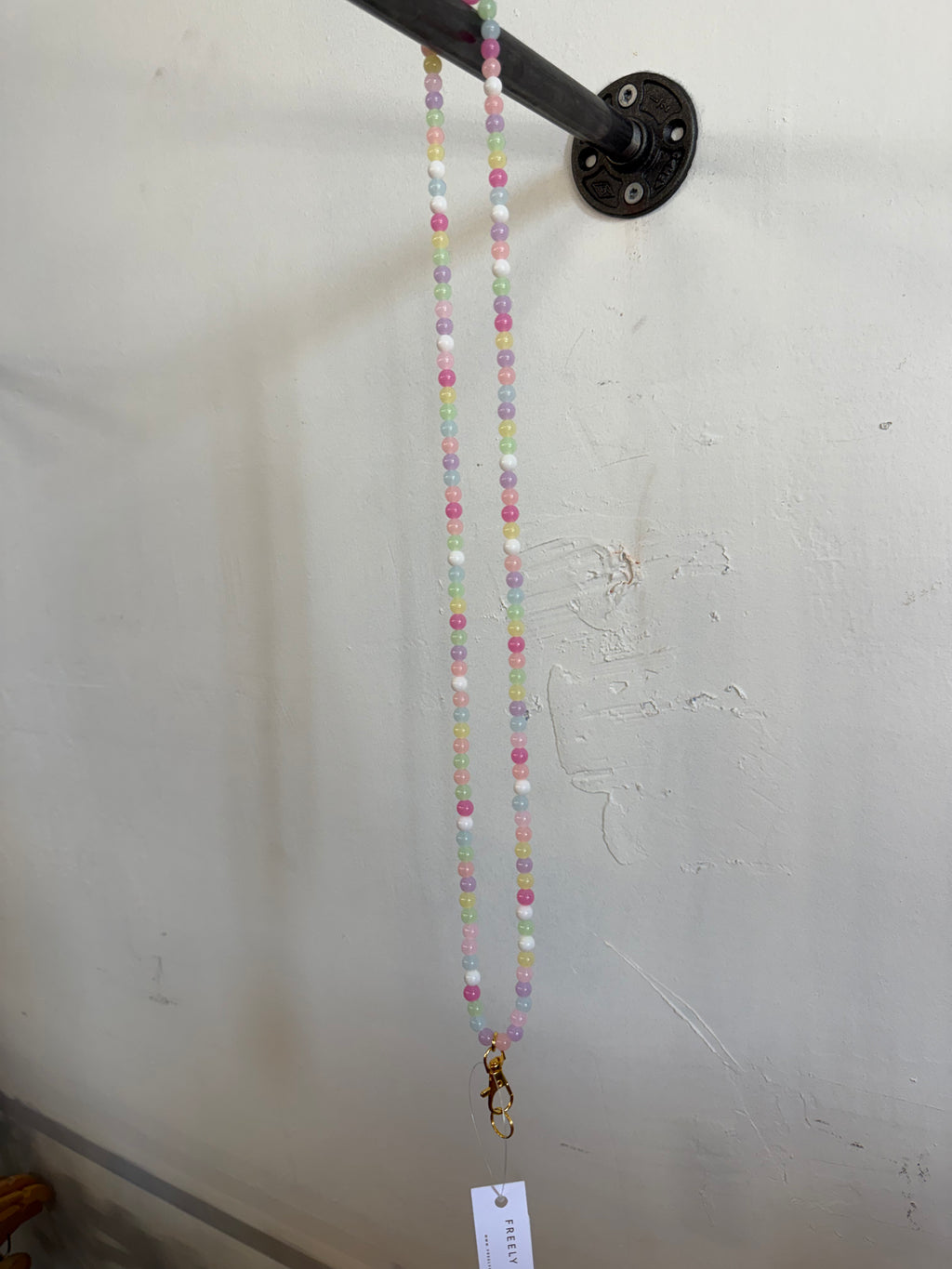 Pastel Beaded Lanyard