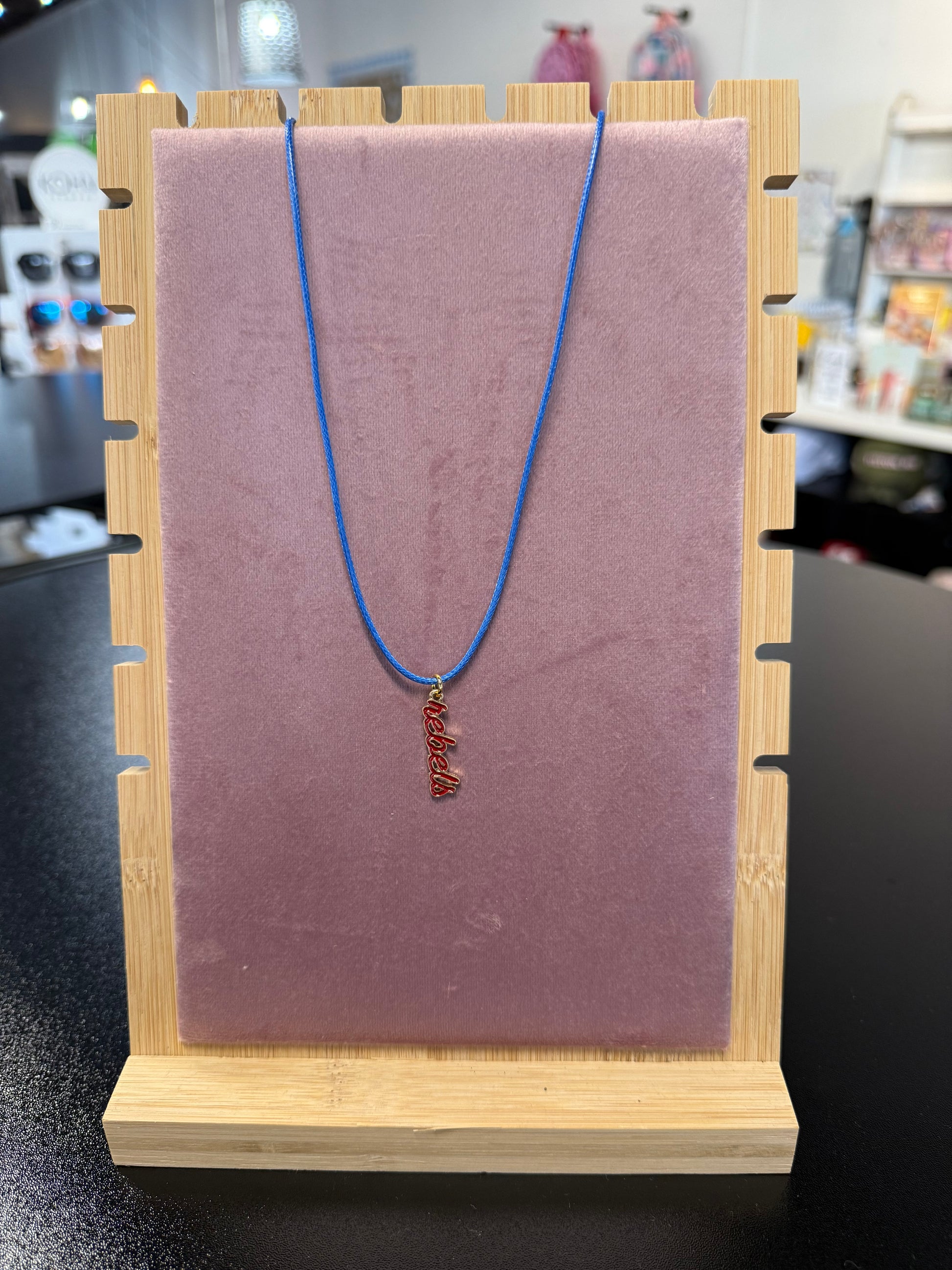 Rebels Cord Necklace - Blue