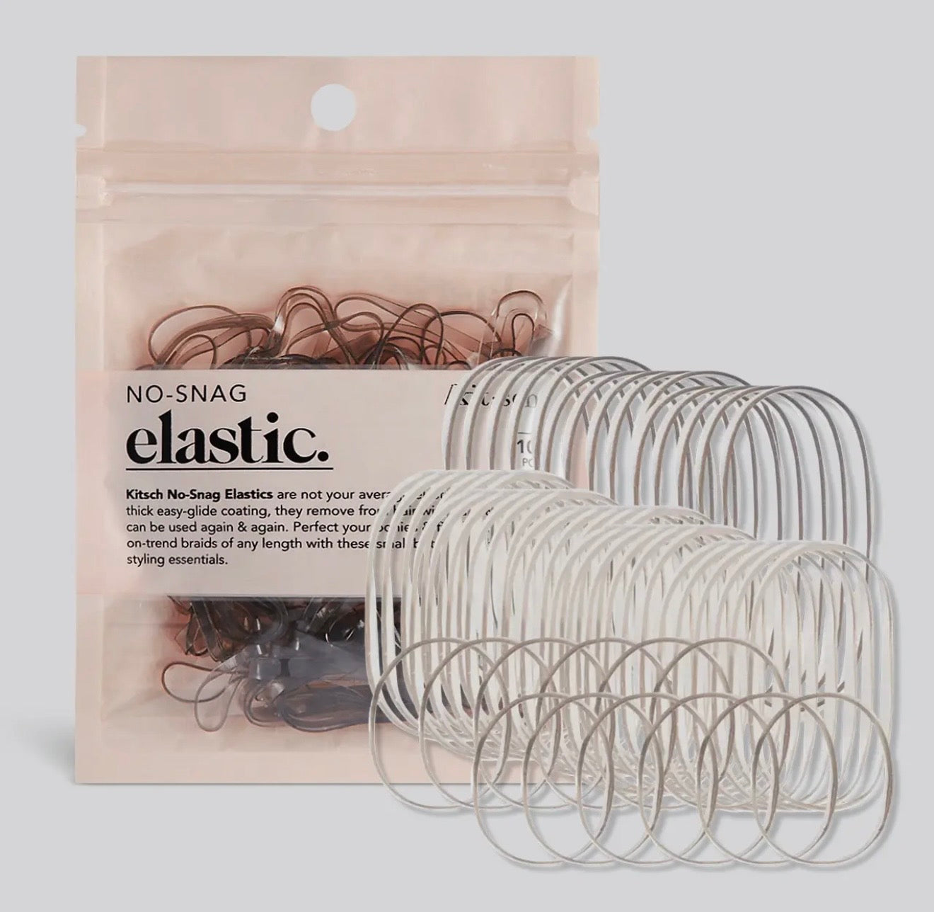 No-Snag Elastics - Brown