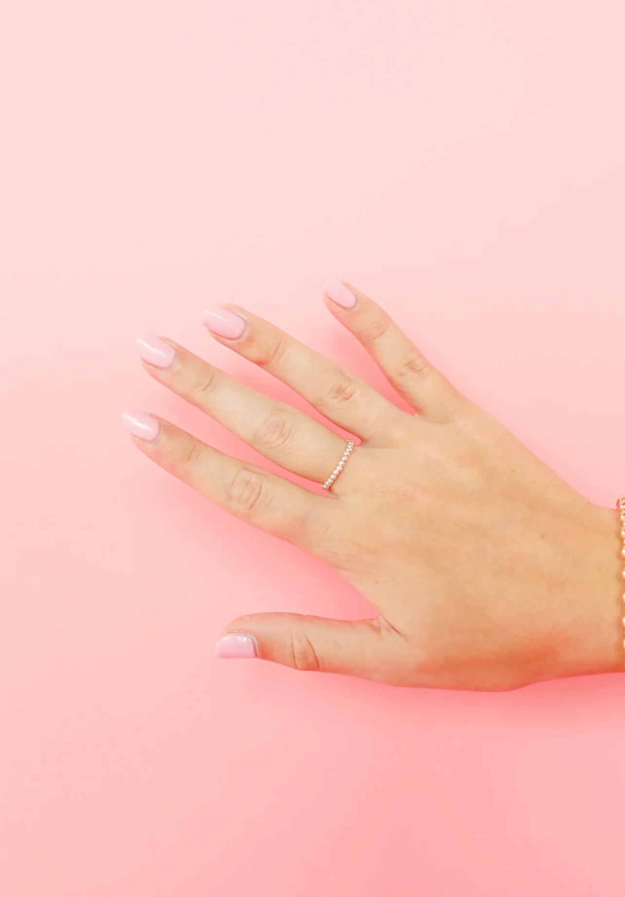 Beaded Blondes - Lexi Beaded Band in Silver