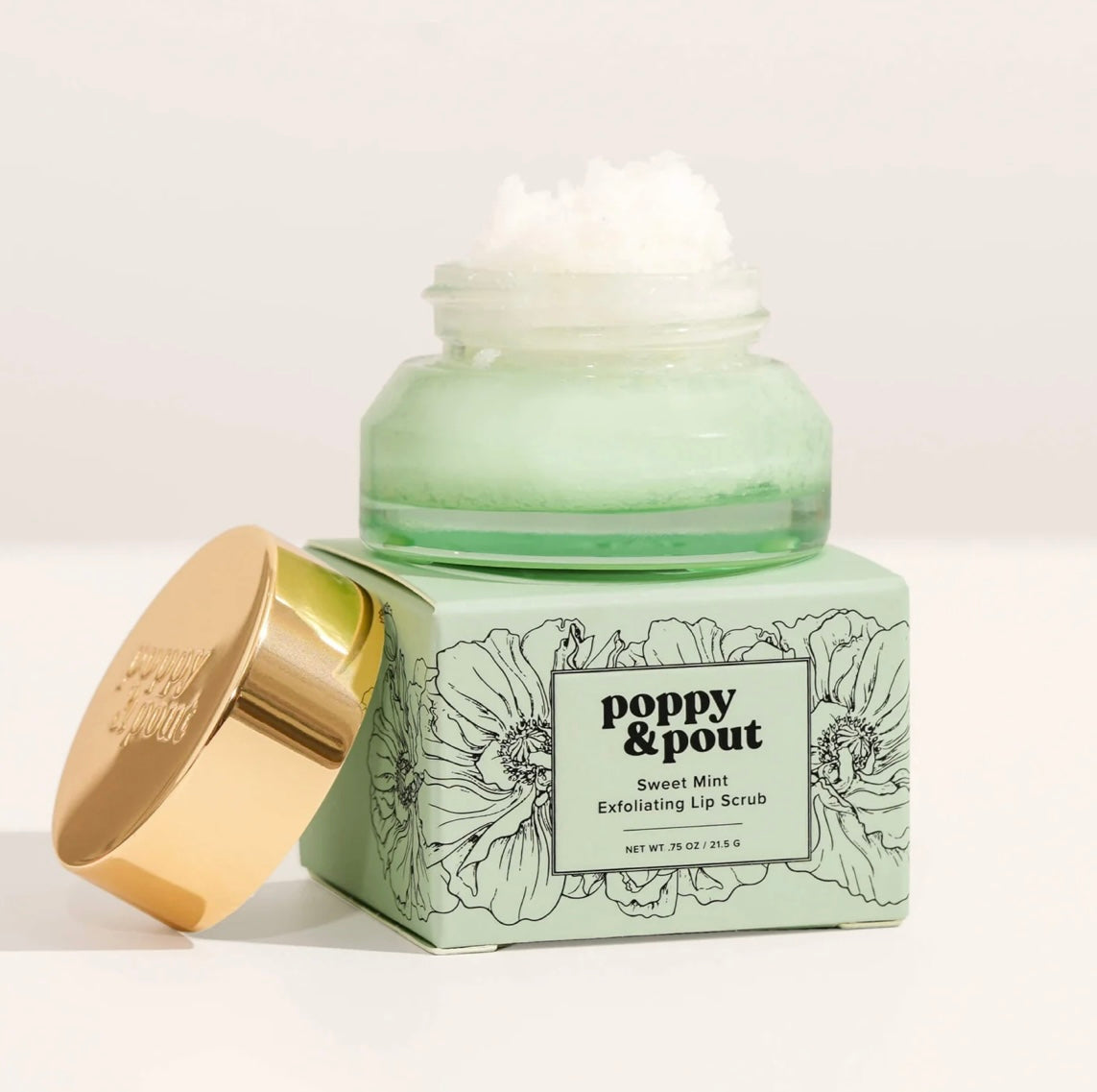 Poppy & Pout Lip Scrub Lip Scrub - Sweet Mint