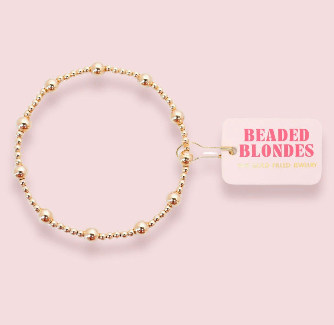 Beaded Blondes - Lively Bracelet In Gold