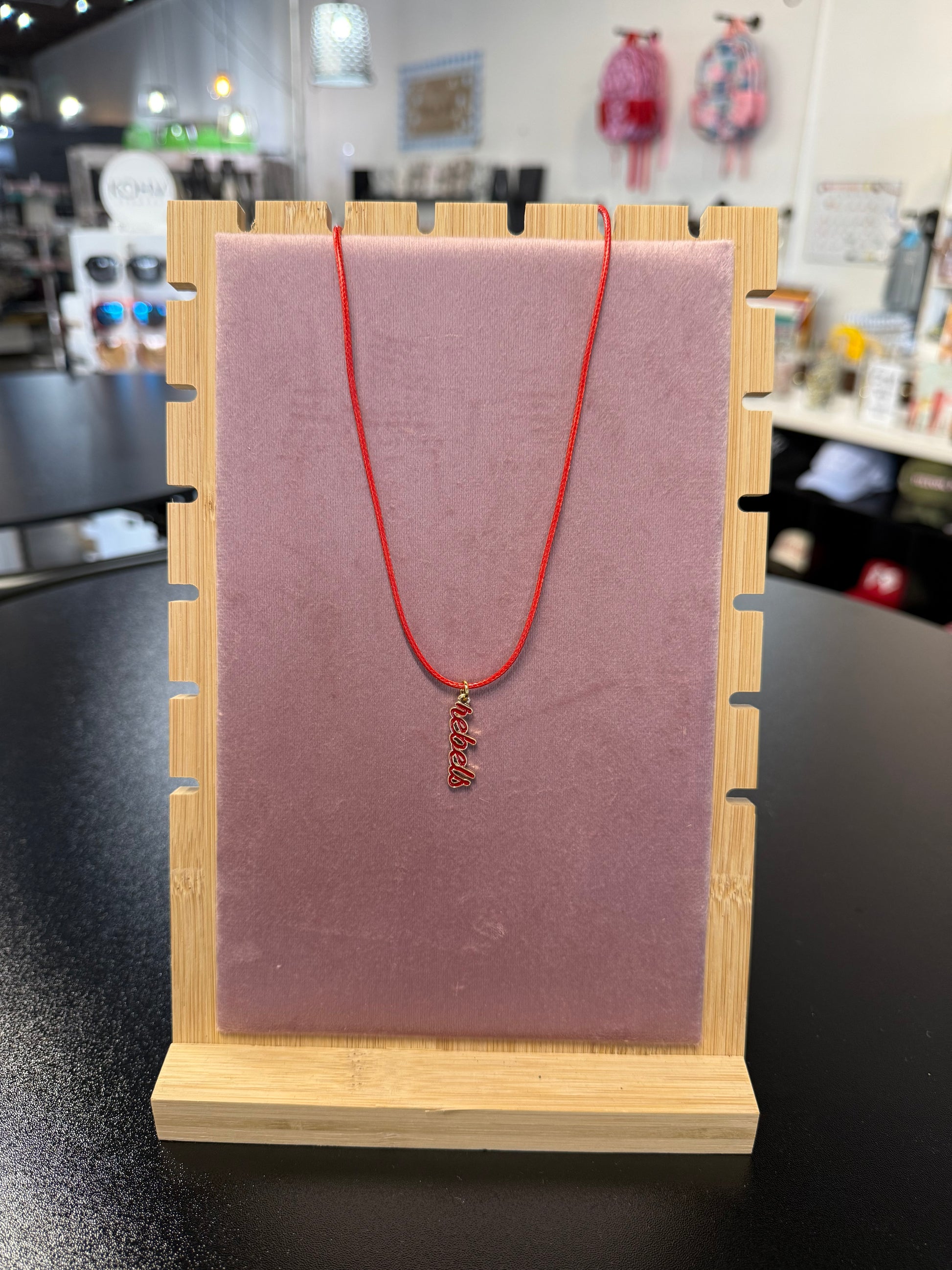 Rebels Cord Necklace - Red