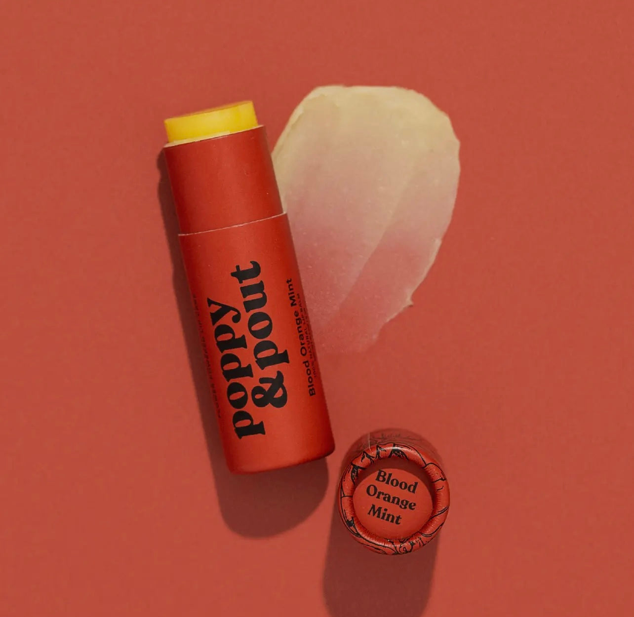 Poppy & Pout Lip Balm - Blood Orange Mint