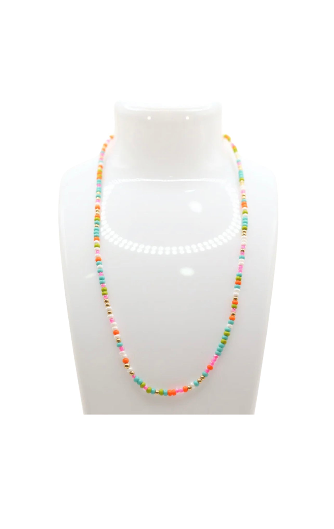 Beaded Blondes - Groovy Sprinkle Necklace 16"