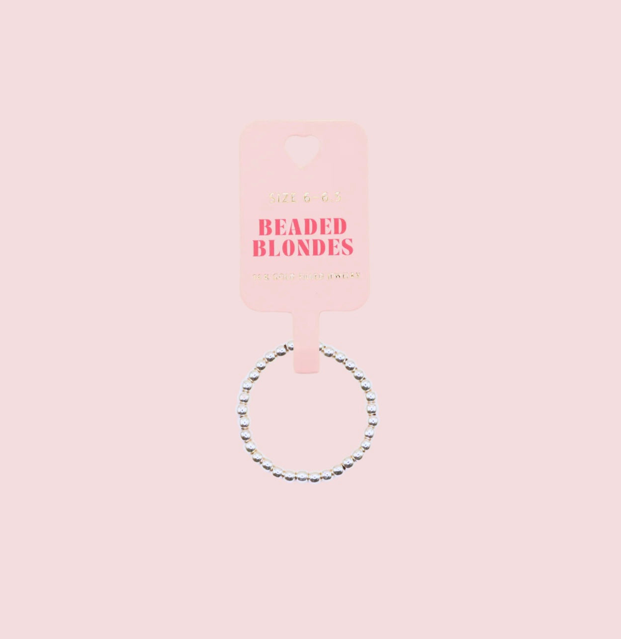 Beaded Blondes - Lexi Beaded Band in Silver