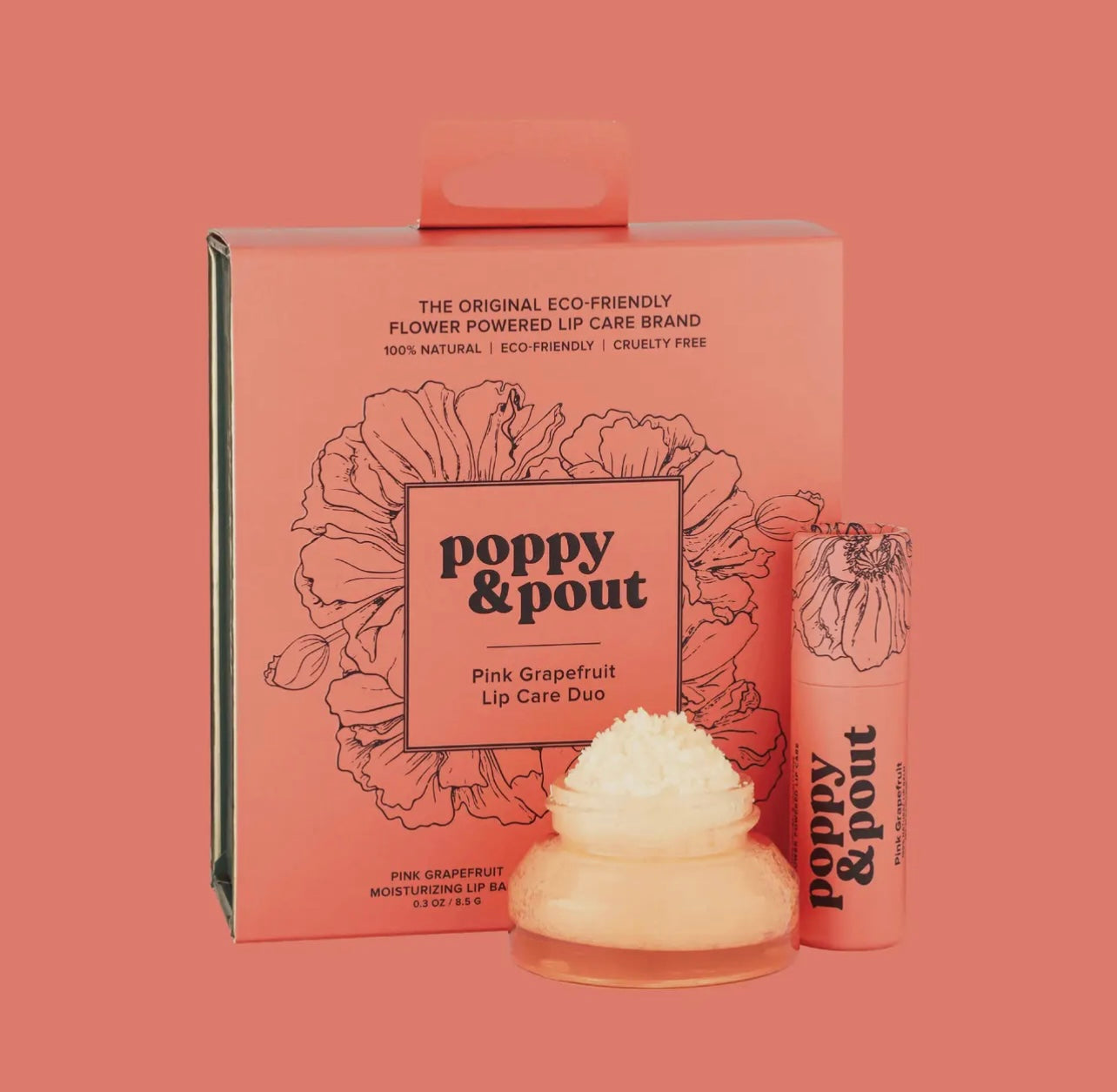 Poppy & Pout Duo - Pink Grapefruit