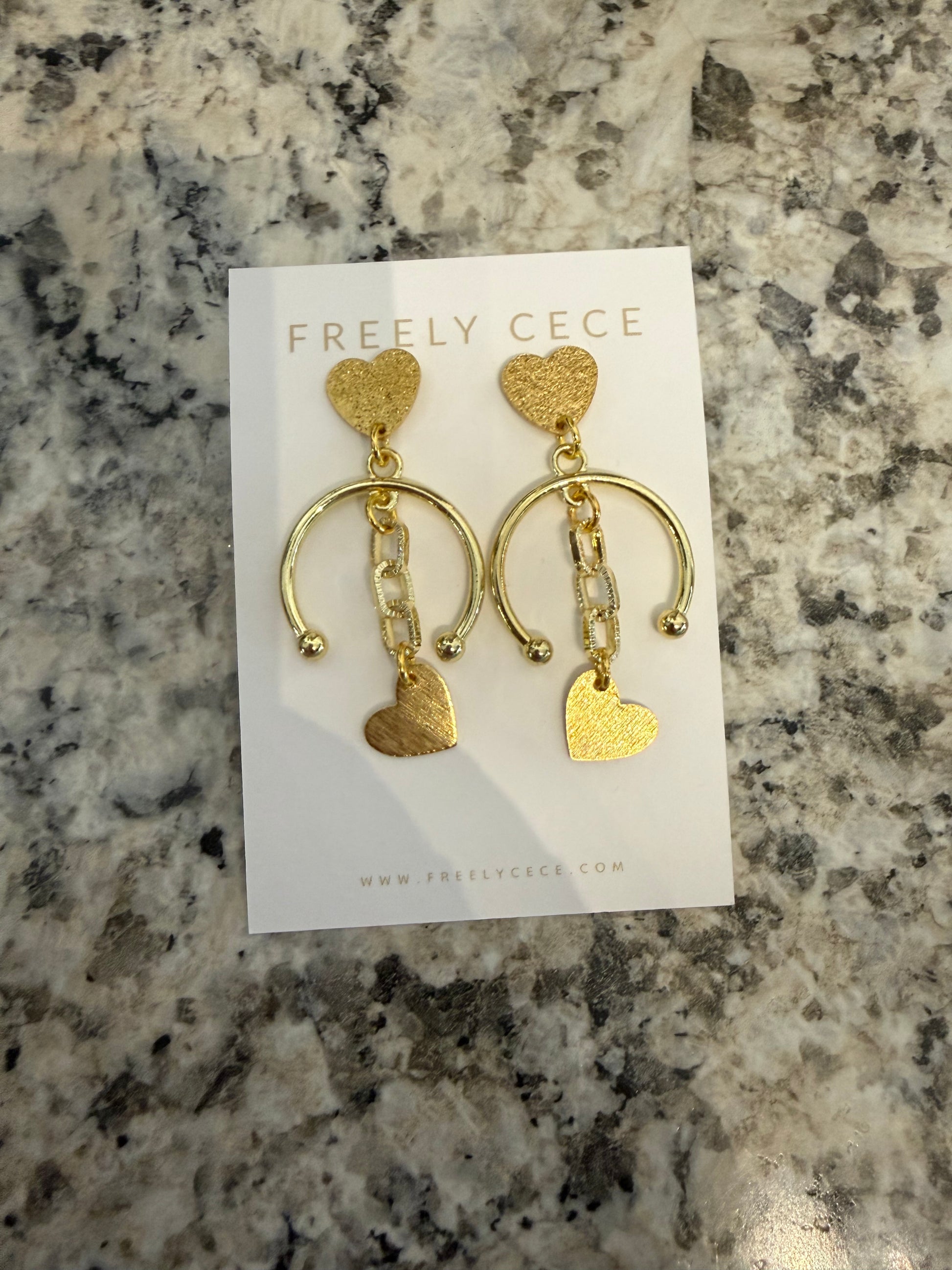 Heart Of Gold Dangle