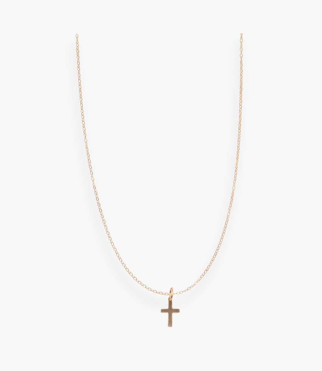 Beaded Blondes - Cross Charm Necklace