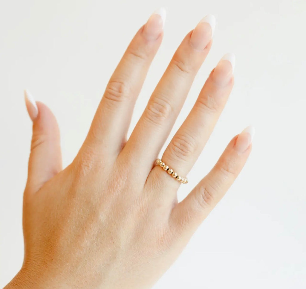 Beaded Blondes - Lauren Beaded Band in Gold