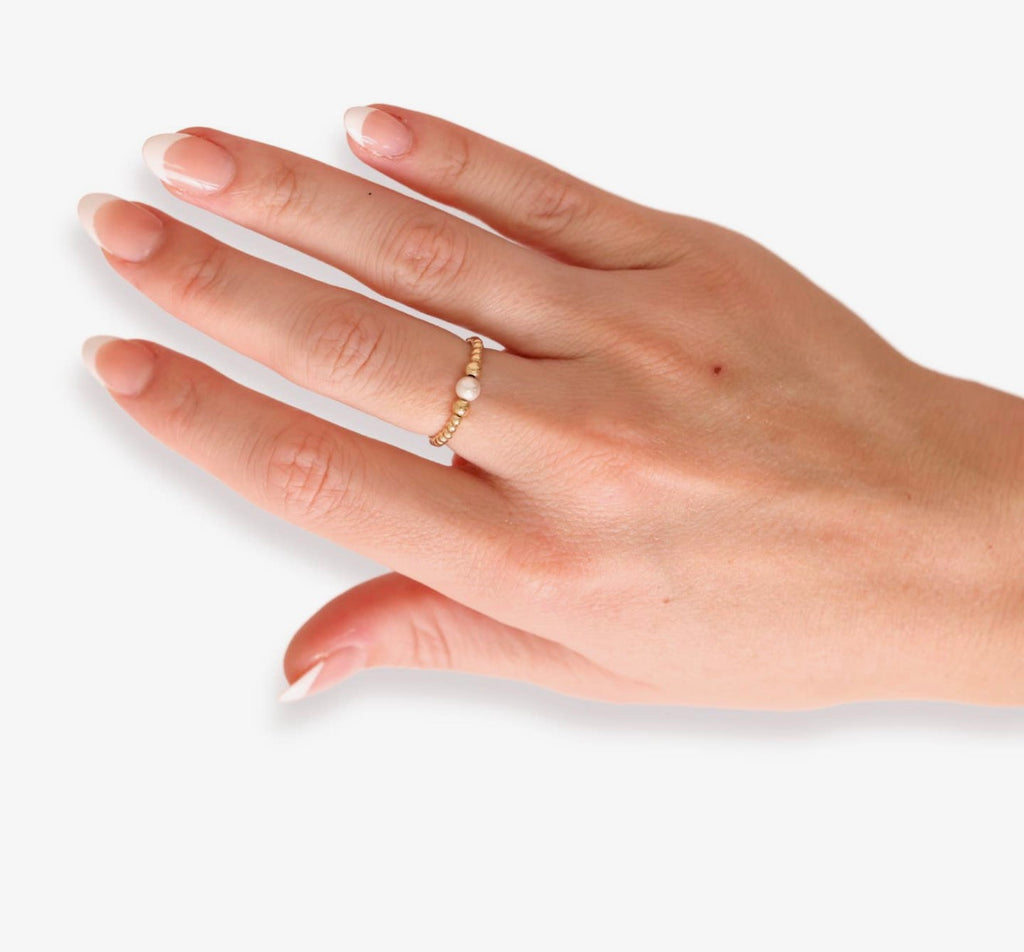 Beaded Blondes - Sutton Pearl Ring