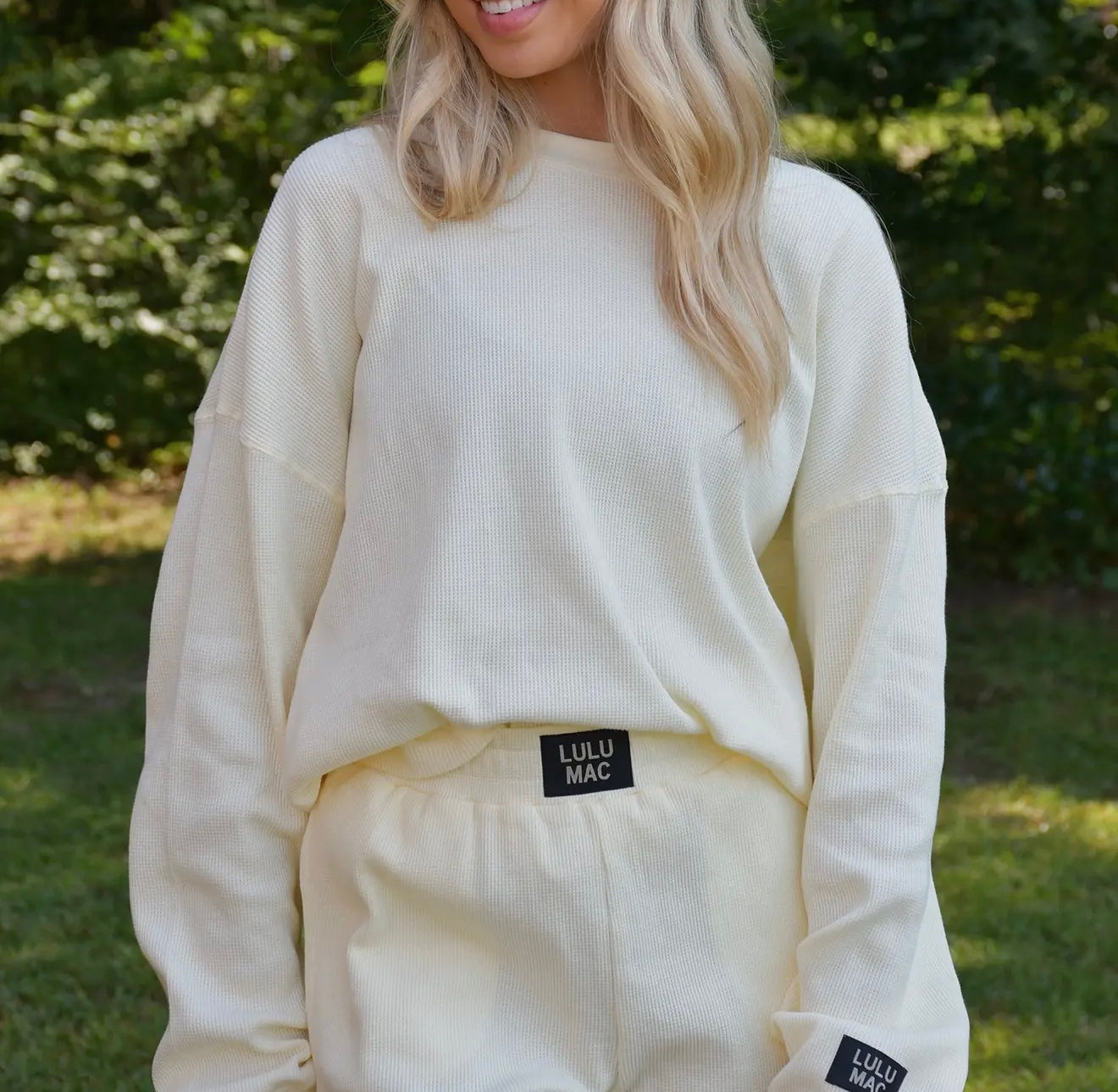 Lulu Mac Waffle Top - Butter