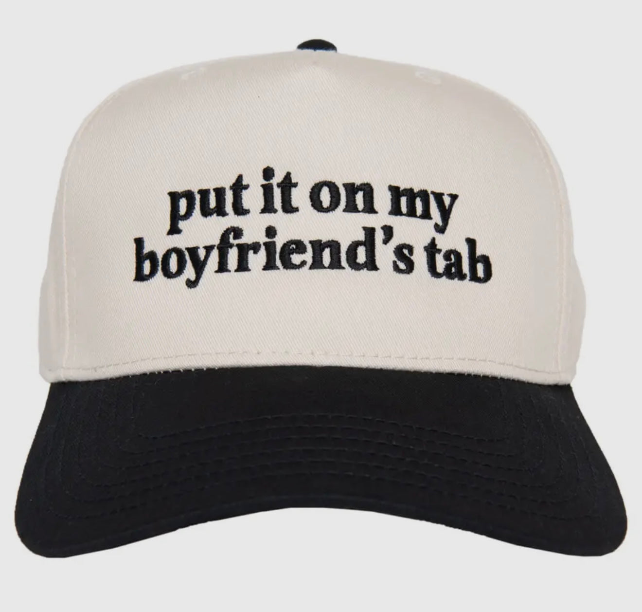Put It On My Boyfriend's Tab - Black