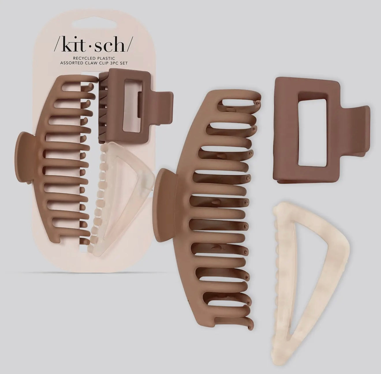 Assorted Claw Clip 3 Pack