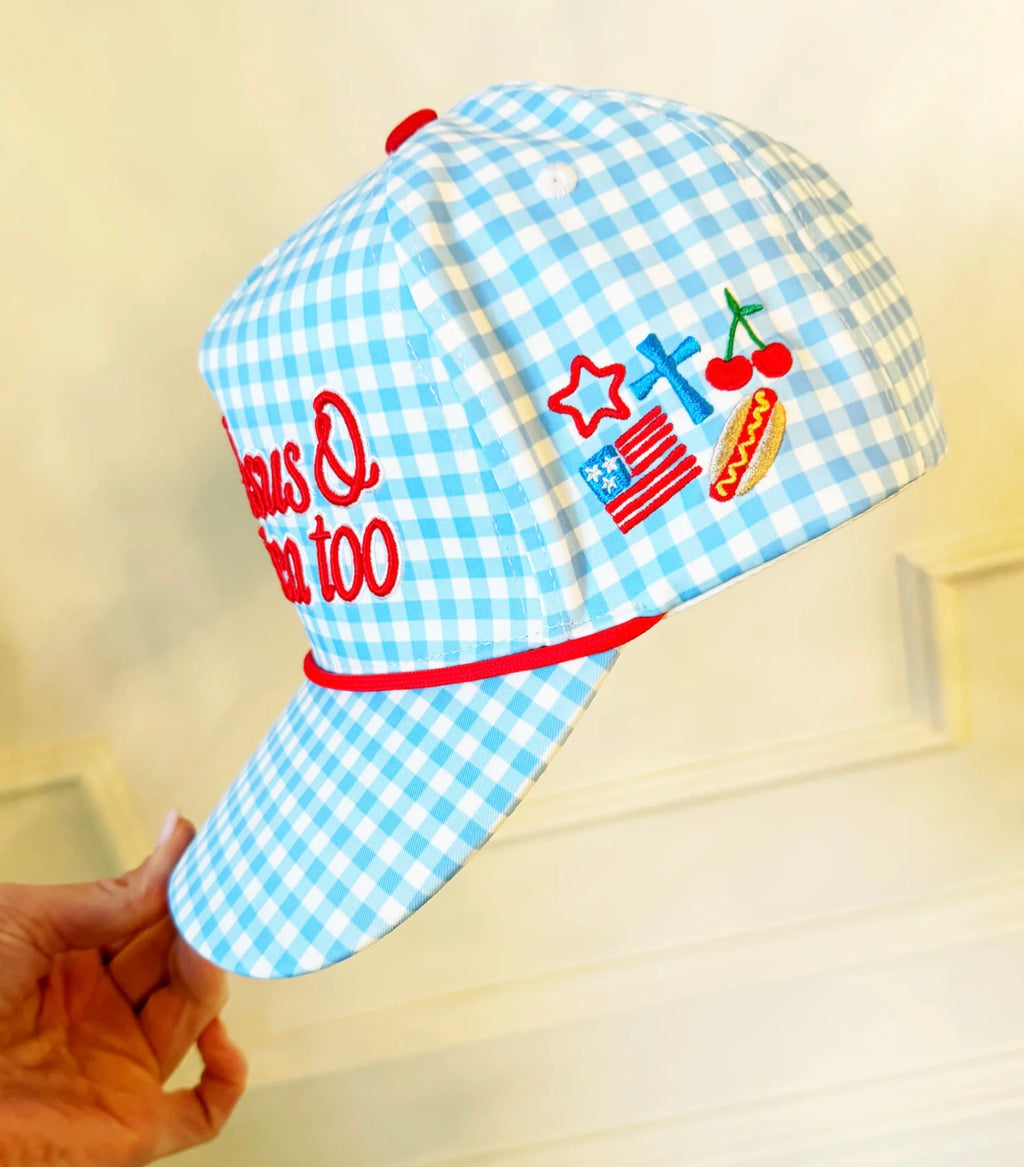 Loves Jesus & America Too Hat