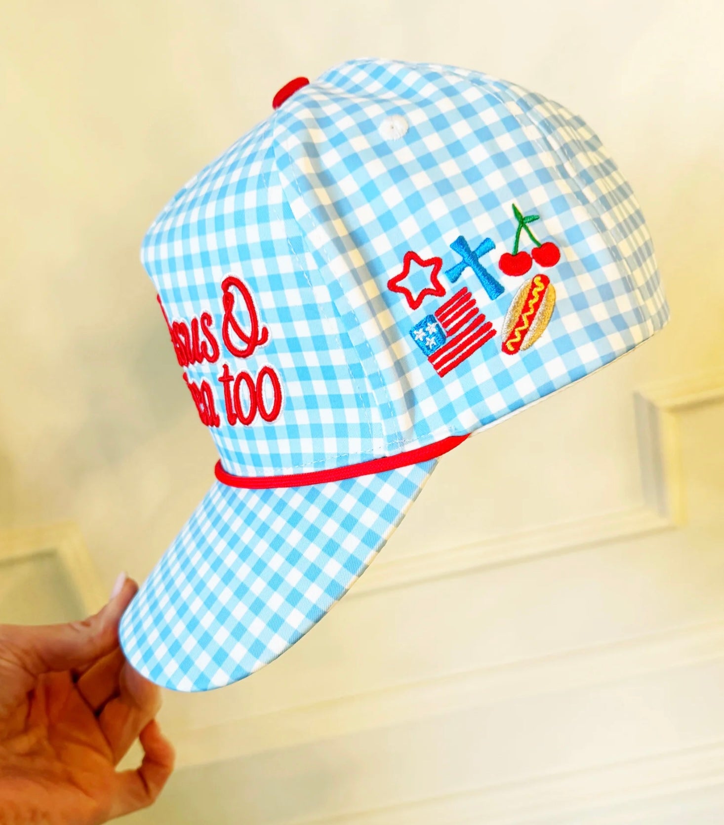 Loves Jesus & America Too Hat