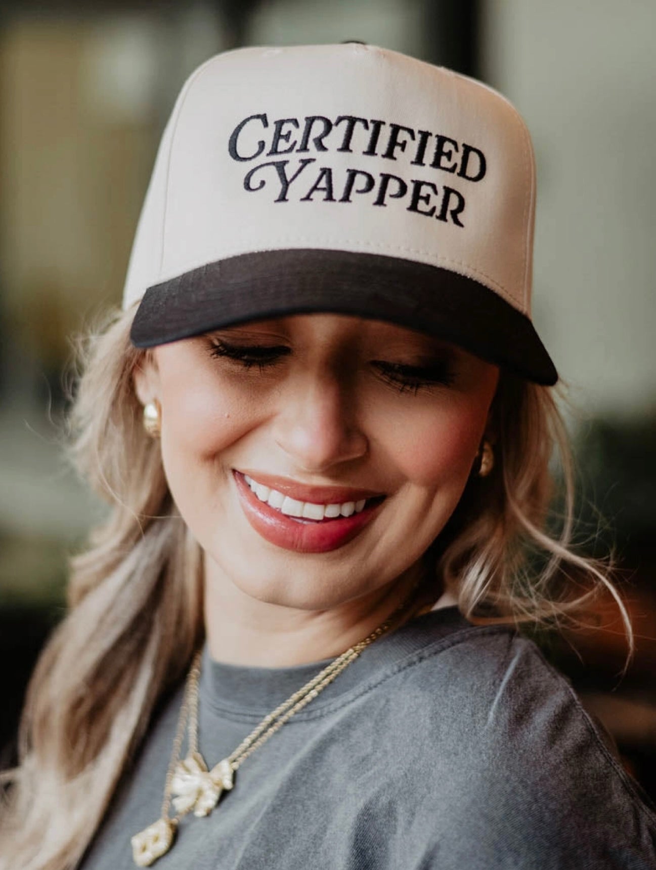 Certified Yapper Hat - Black