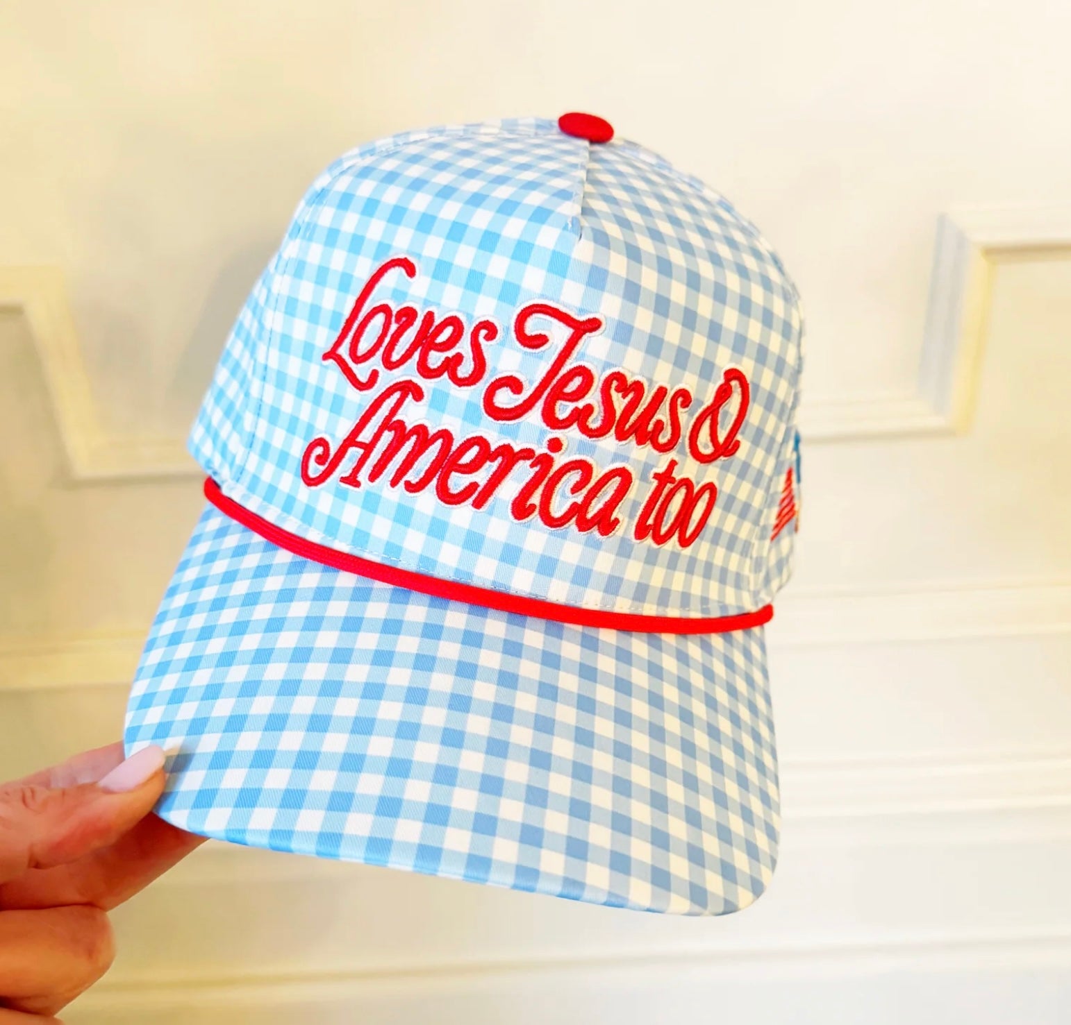 Loves Jesus & America Too Hat