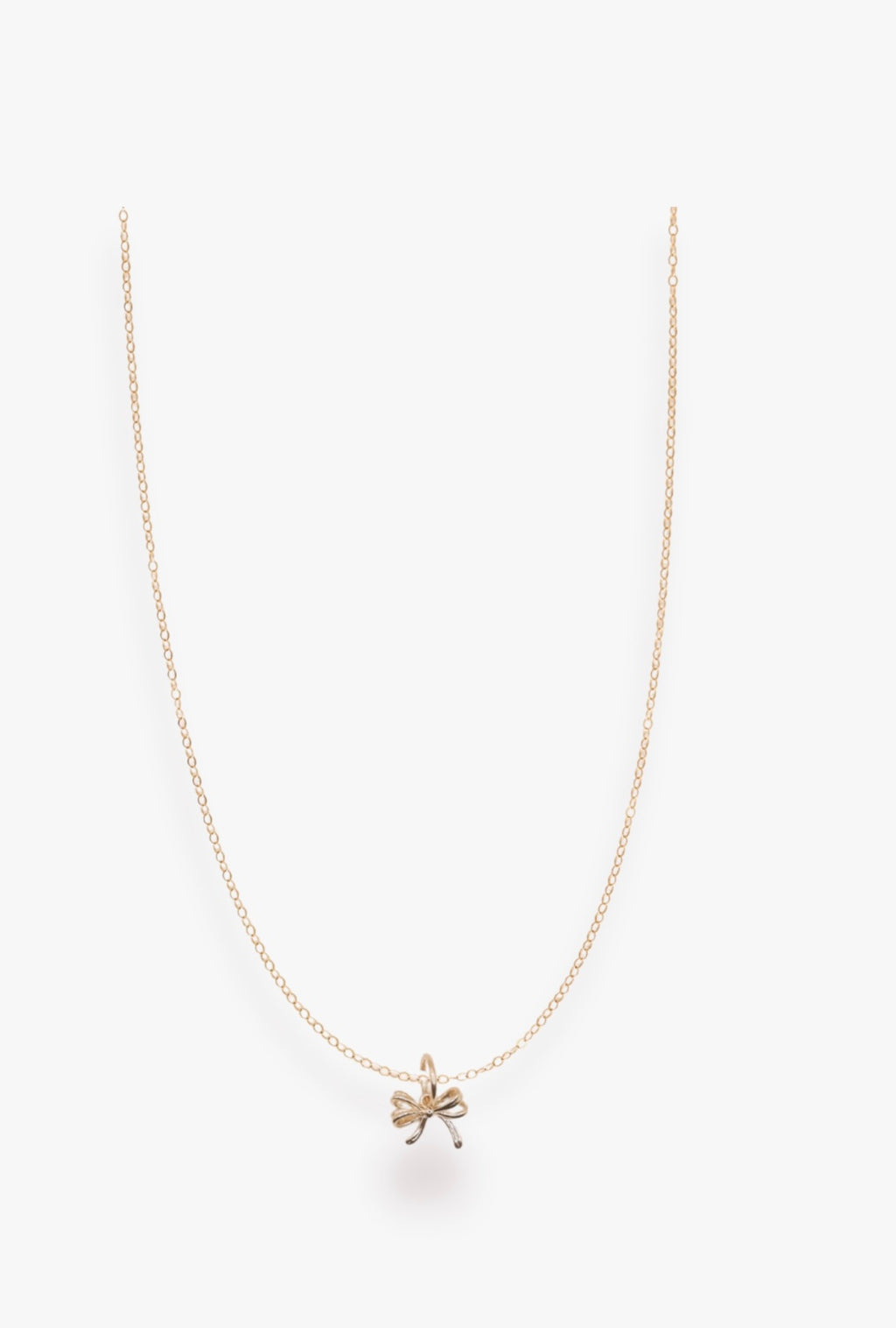Beaded Blondes - Bow Charm Necklace