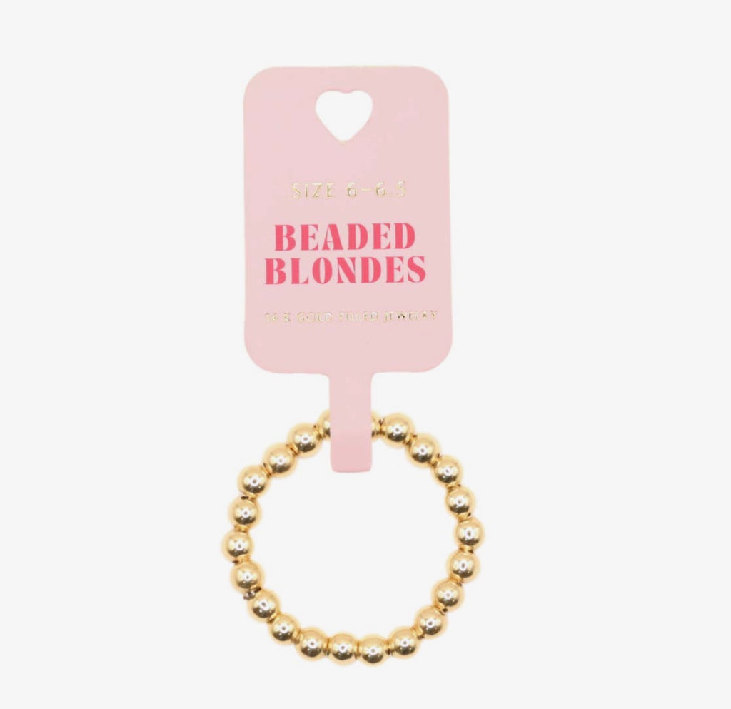 Beaded Blondes - Lauren Beaded Band in Gold