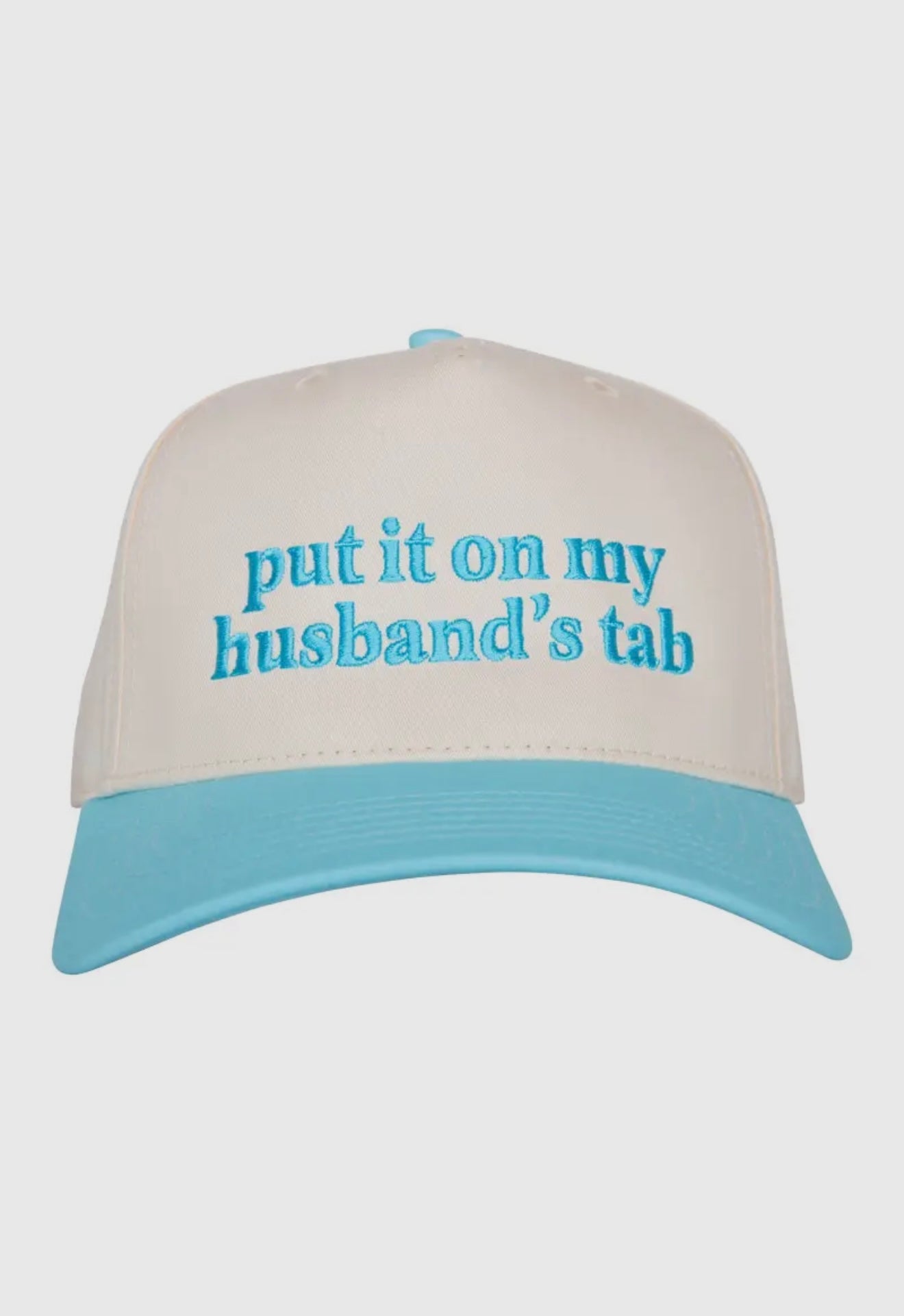 Put It On My Husband's Tab - Aqua