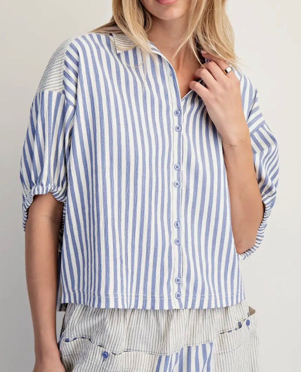 The Marlee Top - Blue