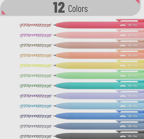 12-Pack Fast Dry Gel Pens
