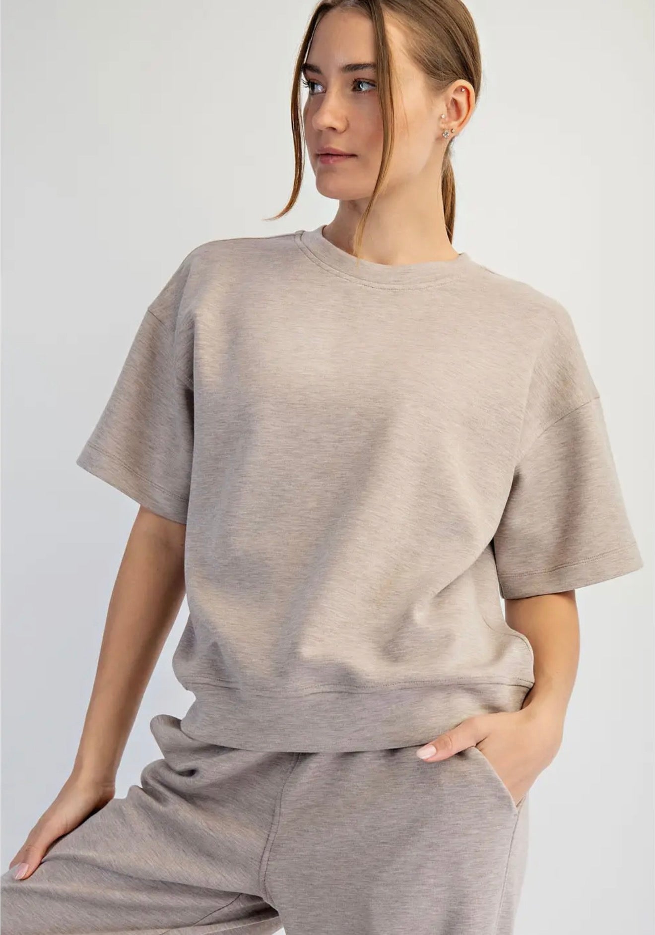 The Charlie Top - Taupe