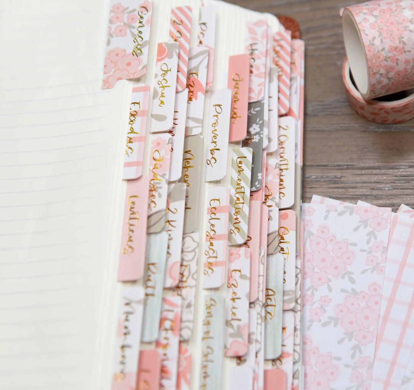 Bible Tabs - Pretty Peach