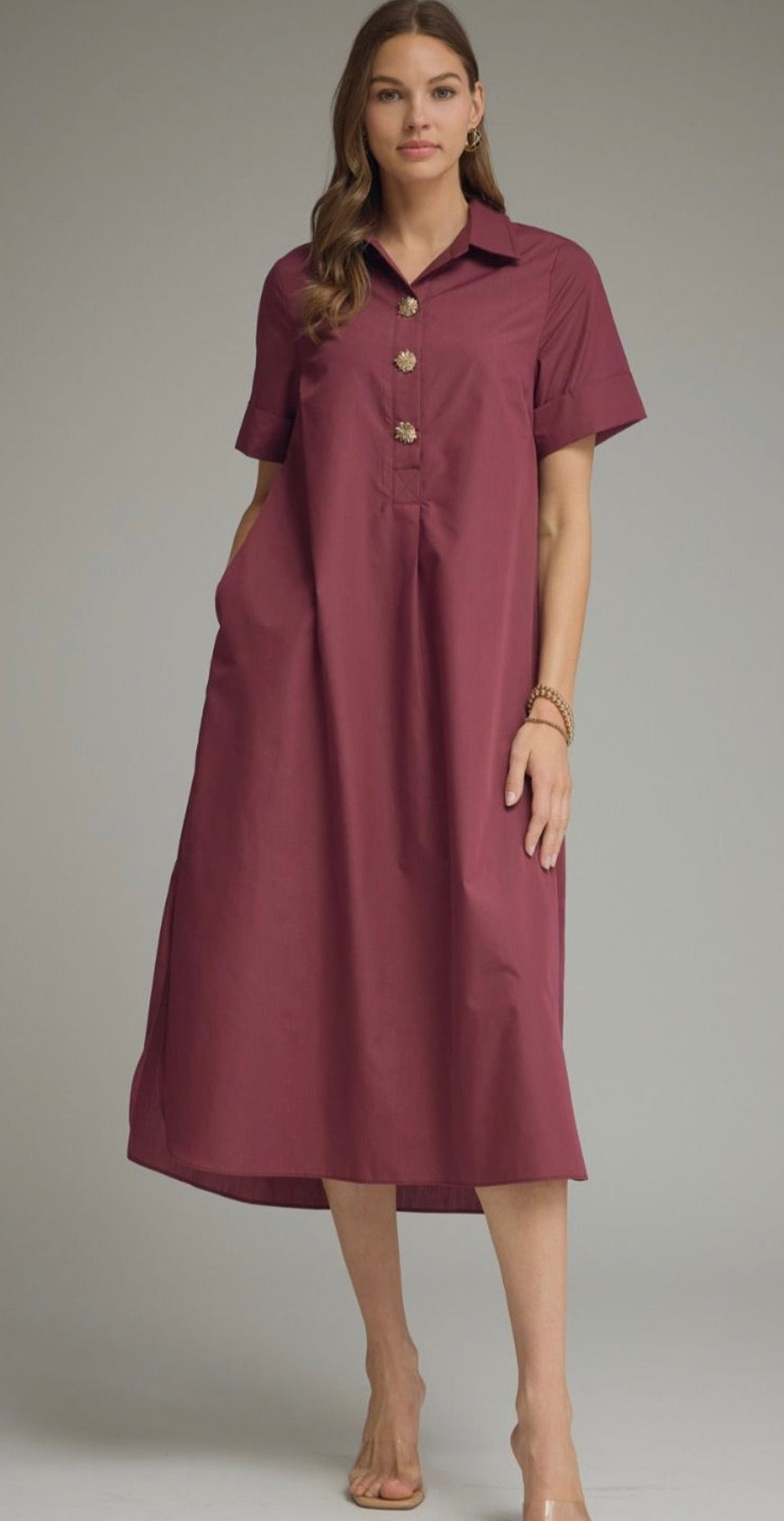 Love Without Limits Dress - Wine