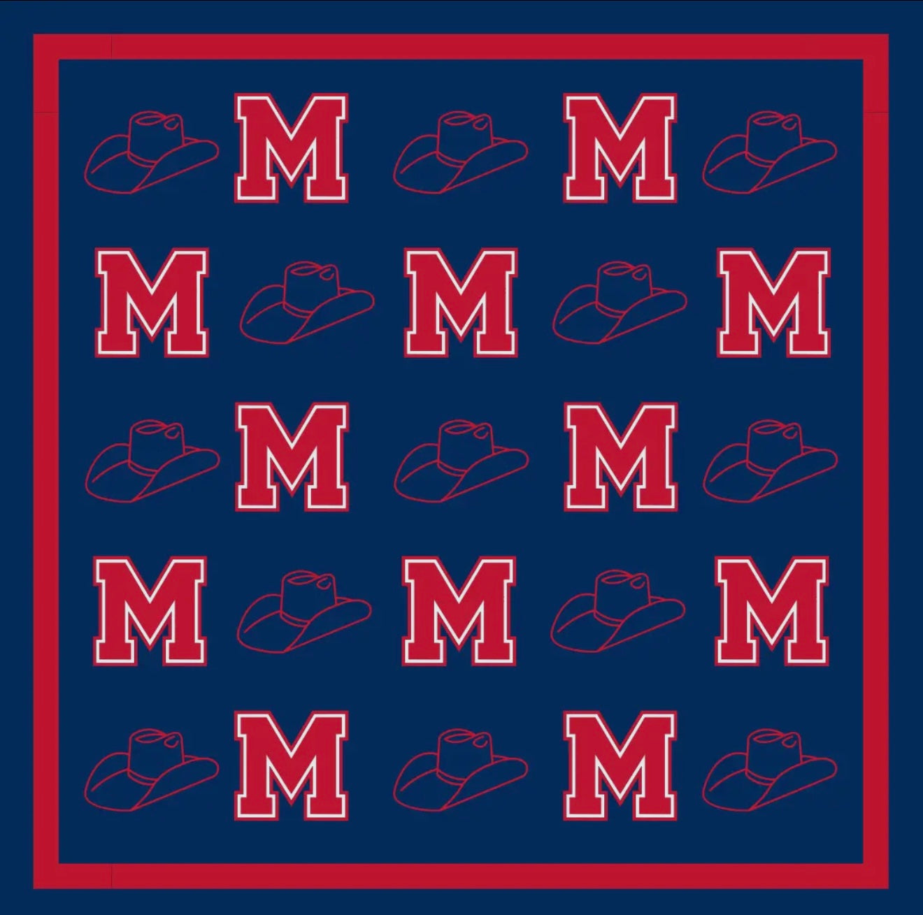 Ole Miss Bandana Scarf