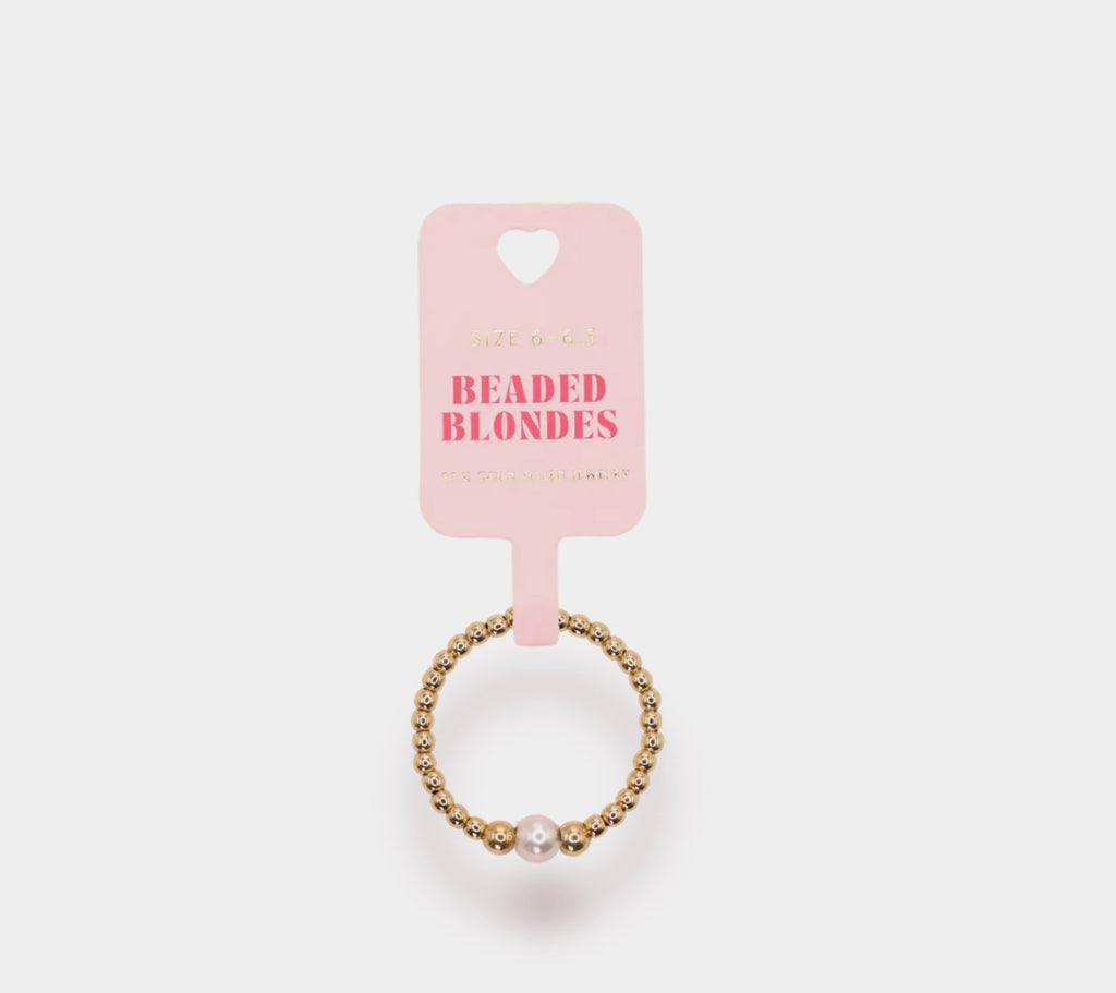 Beaded Blondes - Sutton Pearl Ring