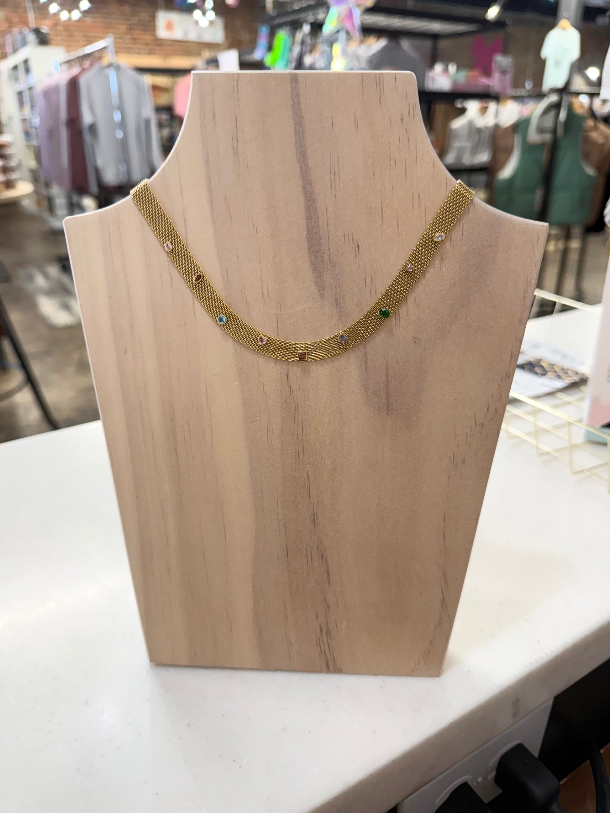 Net Chain Necklace