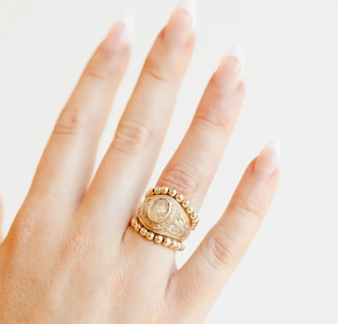 Beaded Blondes - Lauren Beaded Band in Gold