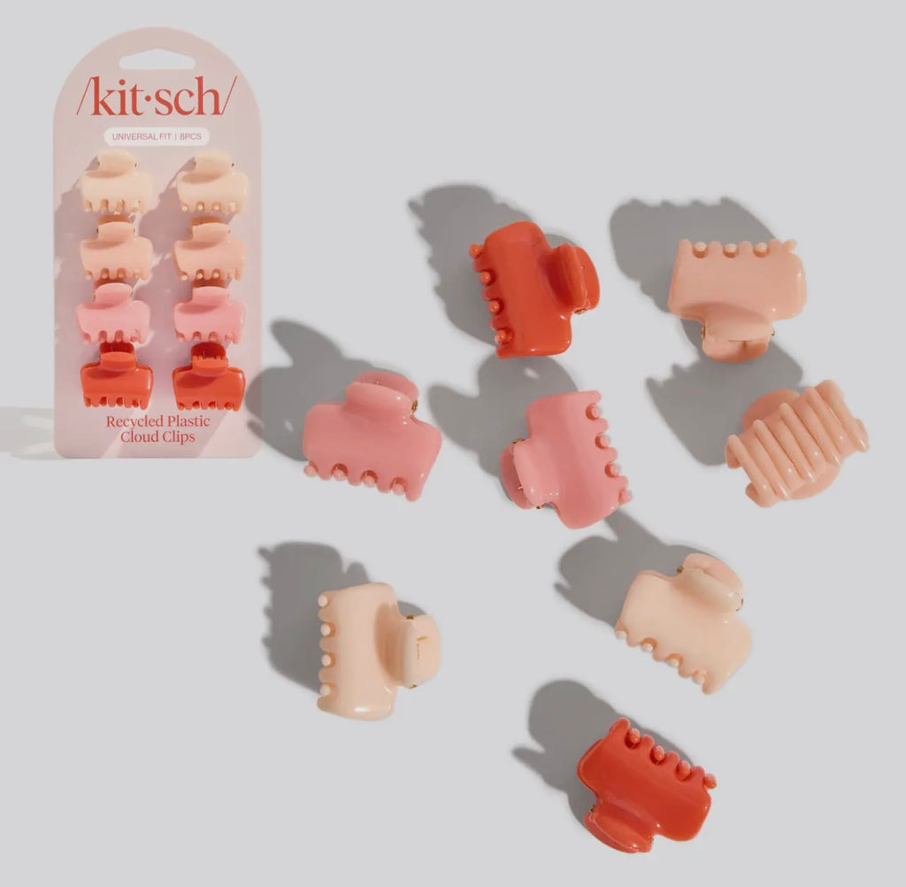 Mini Cloud Clips 8 Pack - Cherry