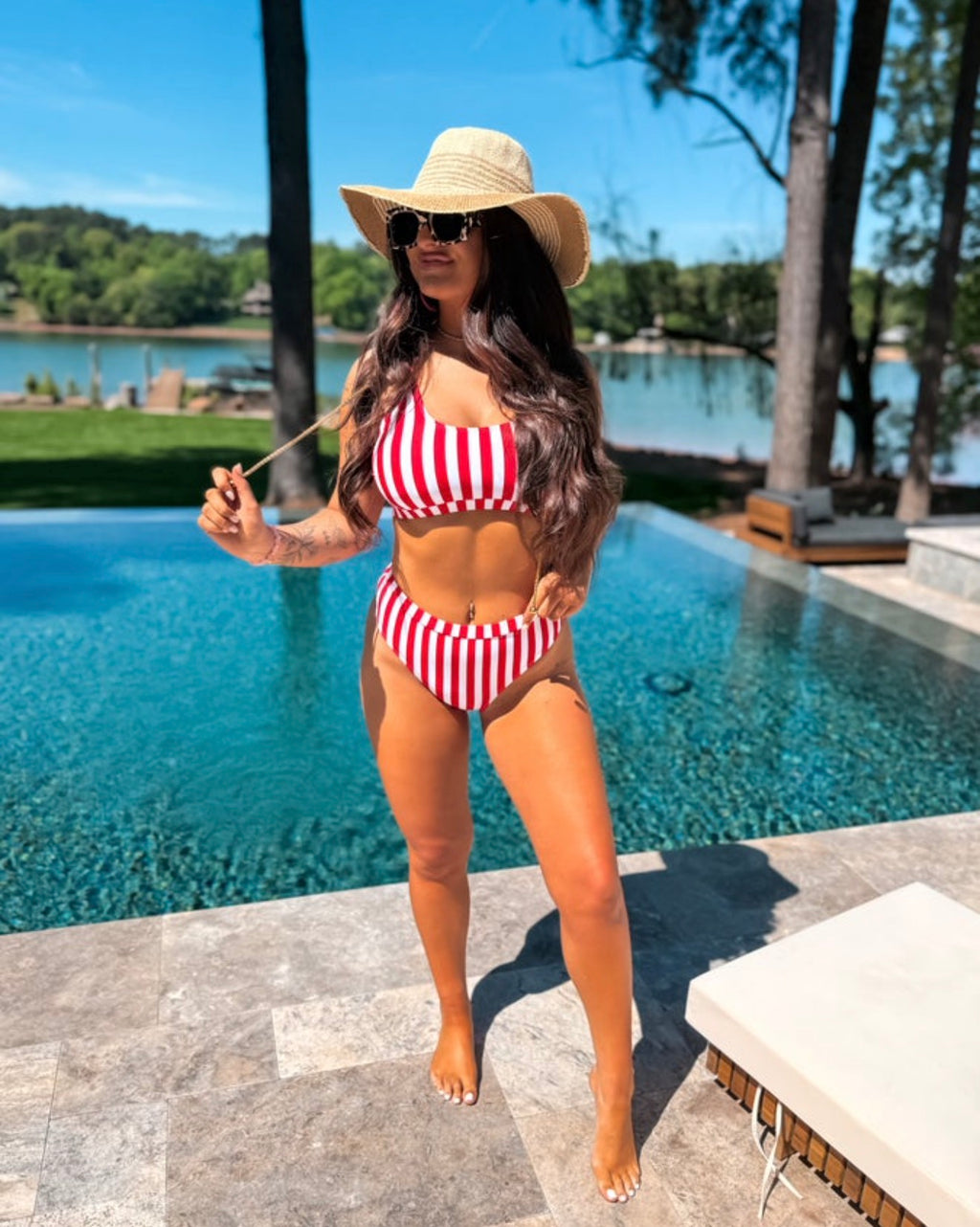 Freedom Forever Two Piece Swim Suit