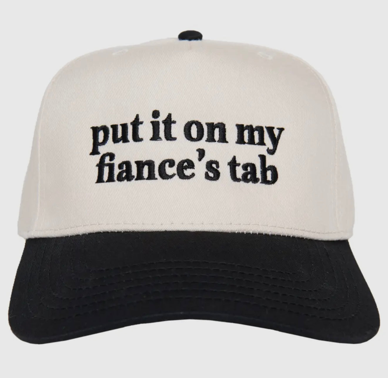 Put It On My Fiance's Tab Hat - Black