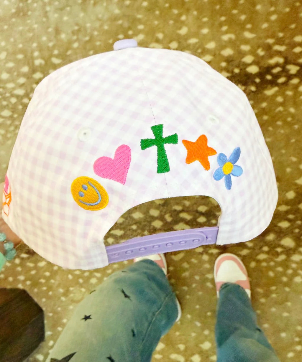 Jesus Loves You Checkered Hat