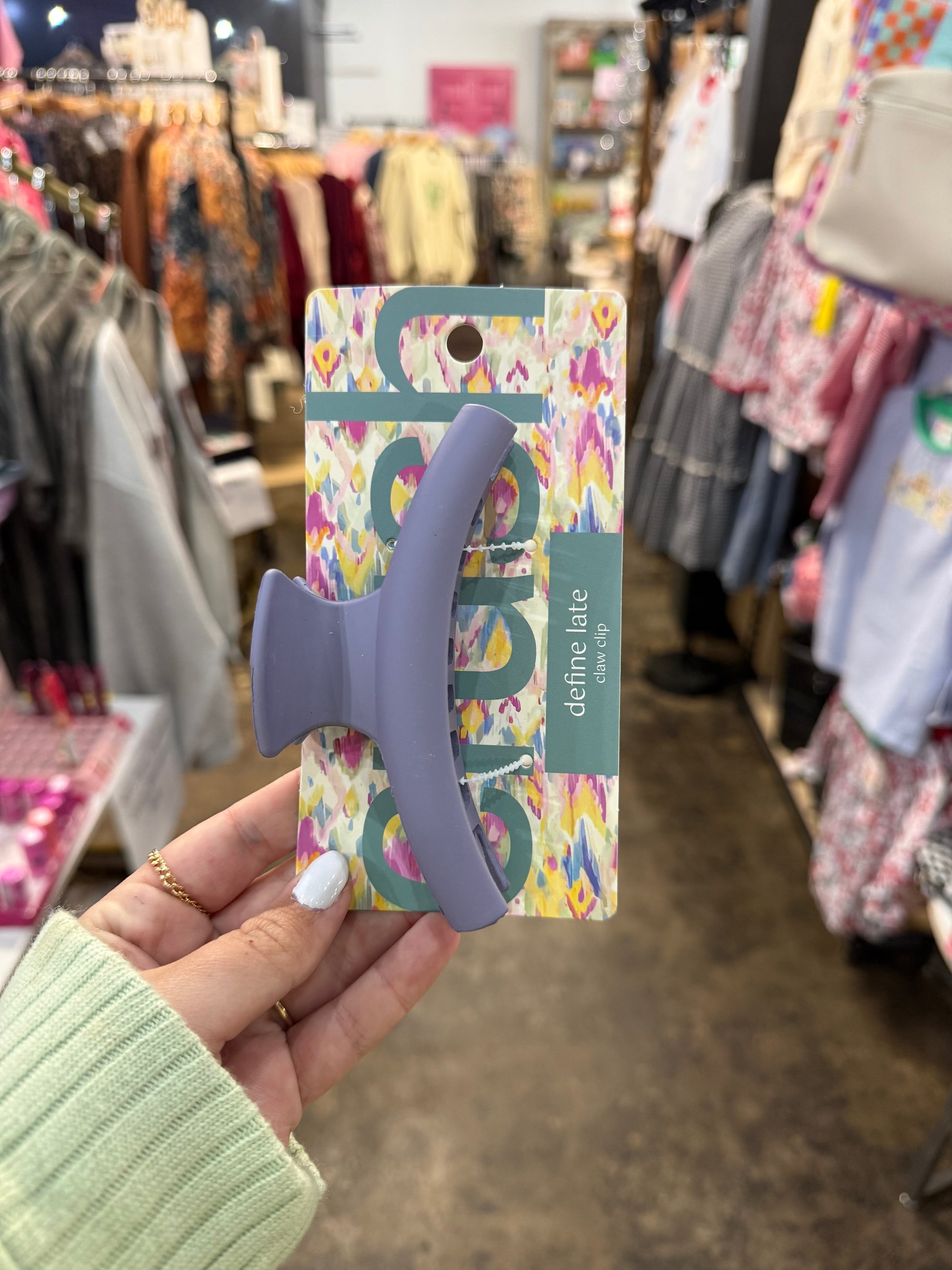 Define Late Claw Hair Clip - 8 Options