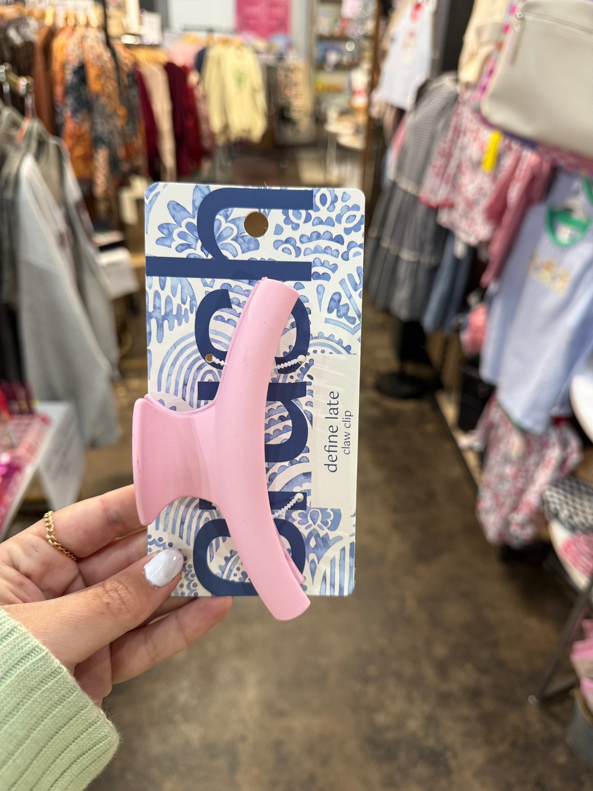 Define Late Claw Hair Clip - 8 Options