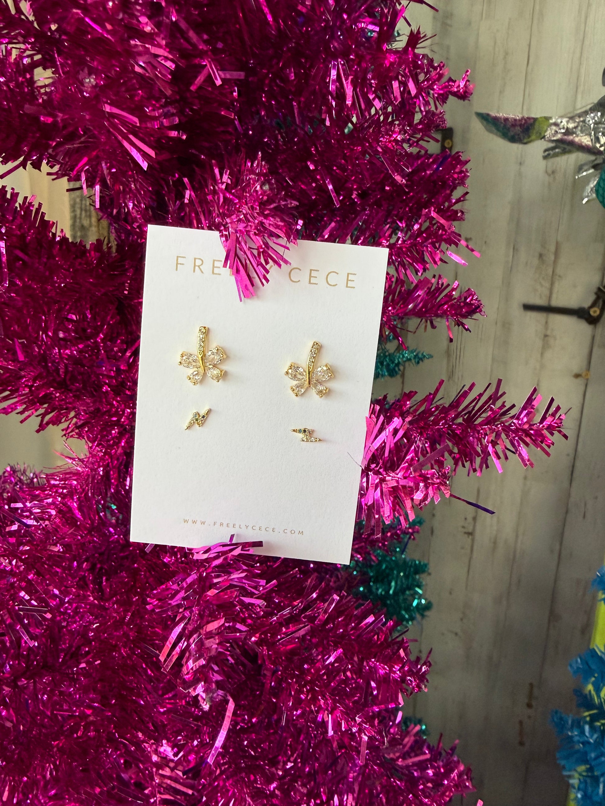 Butterfly/Lightening Bolt Stud